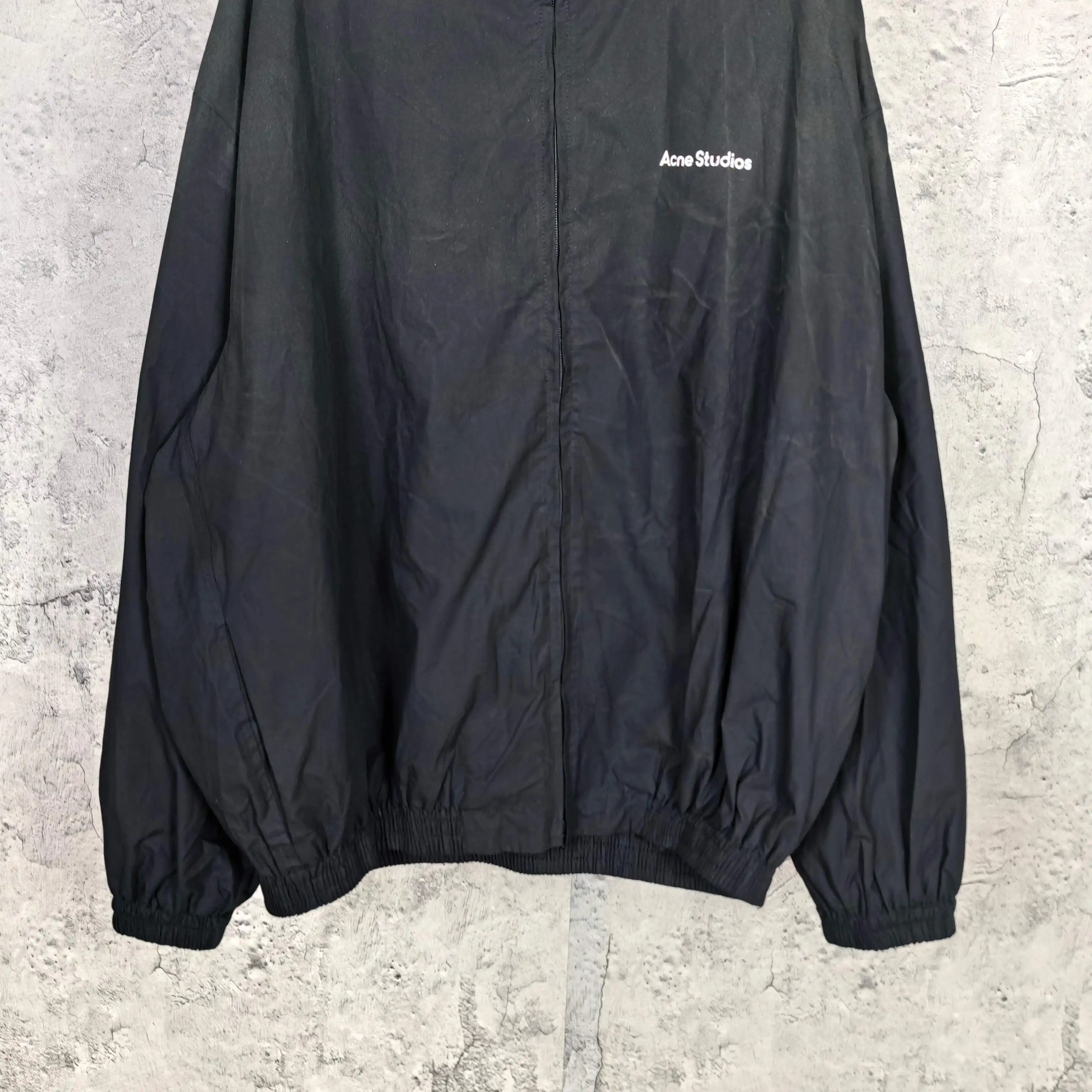 Logo Print Washed Track Jacket D23023285 — view 10