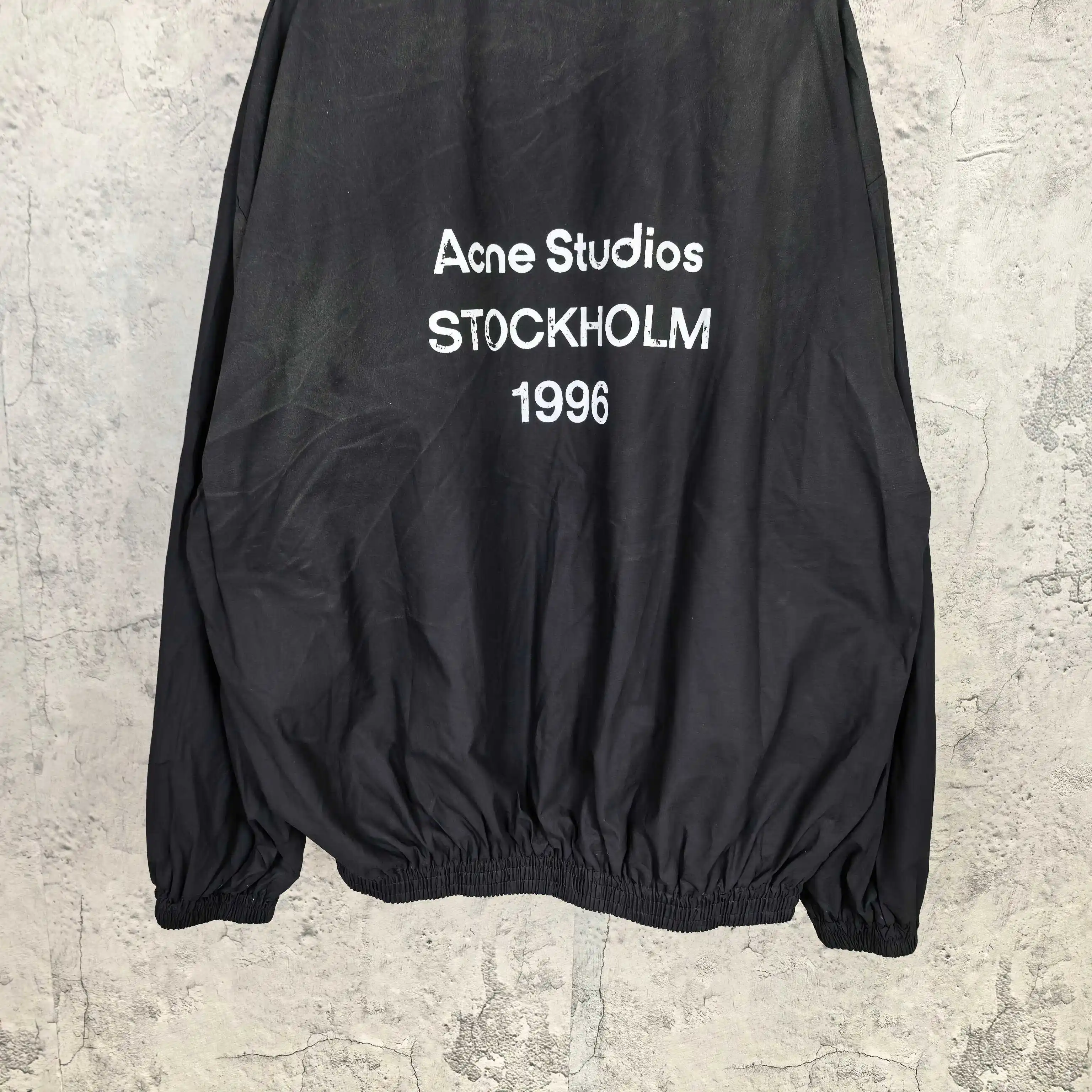 Logo Print Washed Track Jacket D23023285 — view 12
