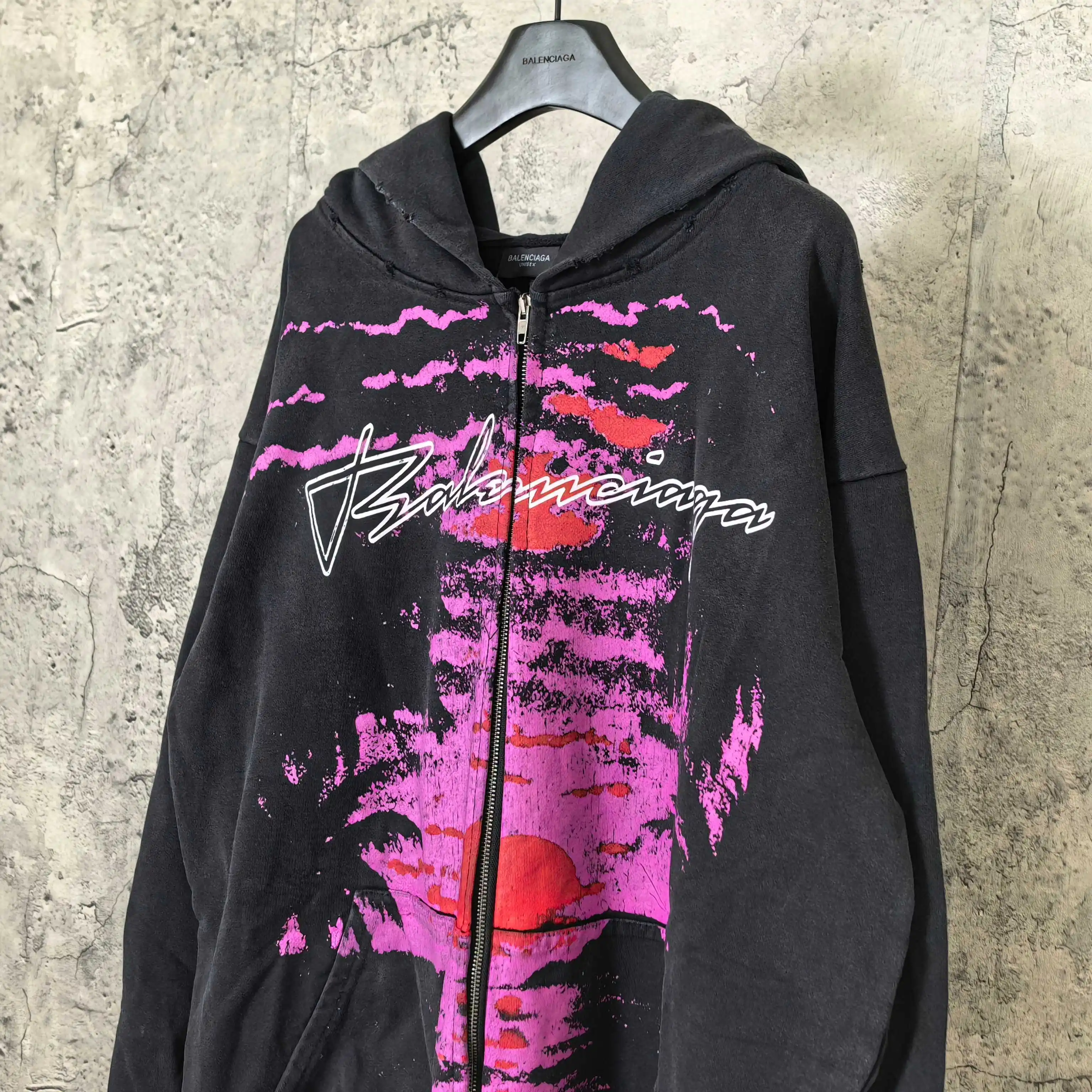 Dream Sunset Graphic Zip-Up Hoodie D23023178 — view 9