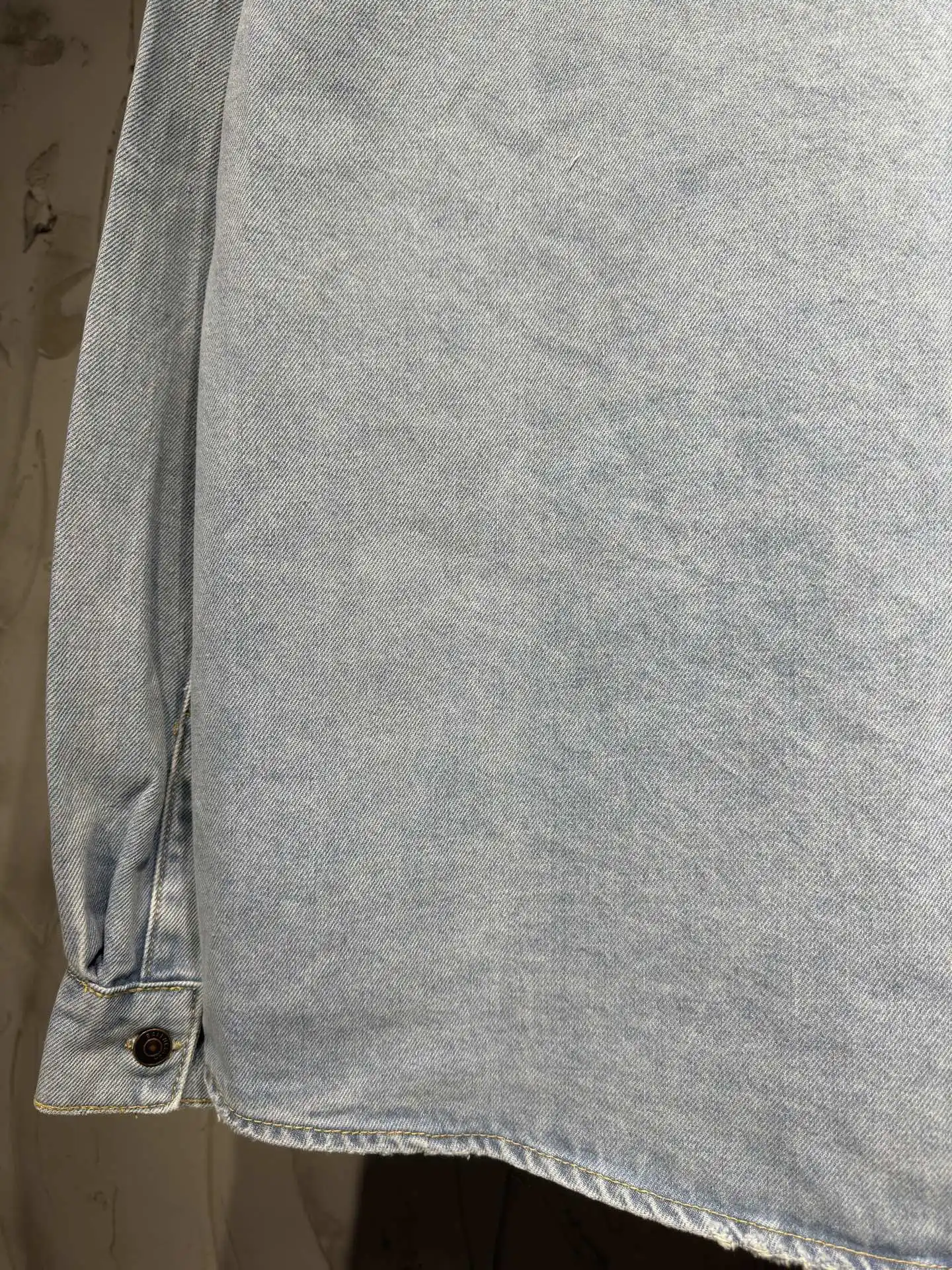 Oversized Washed Denim Shirt Jacket D23023023 — view 19