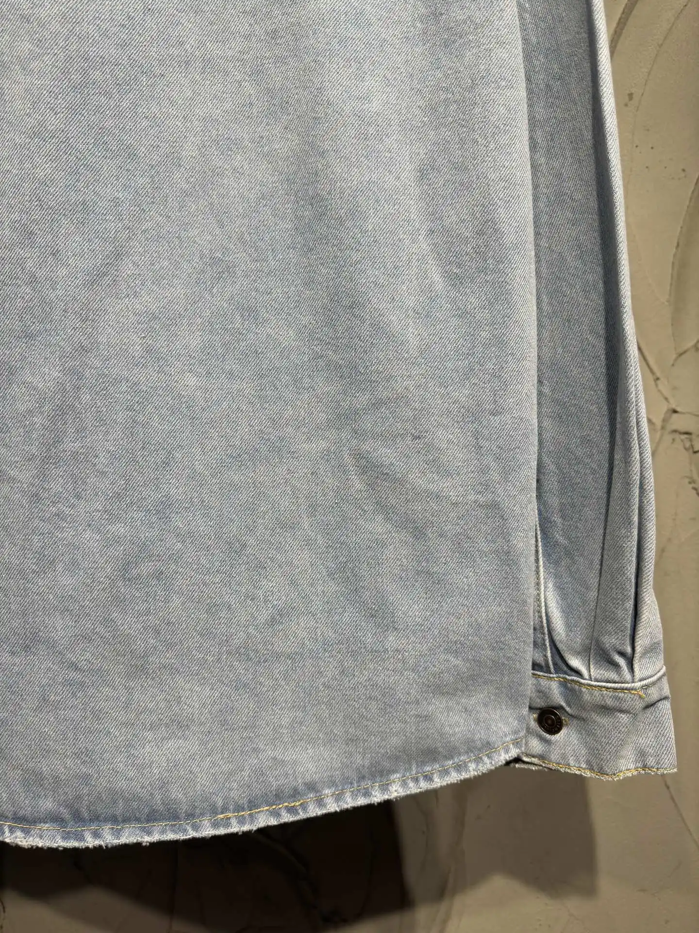 Oversized Washed Denim Shirt Jacket D23023023 — view 20