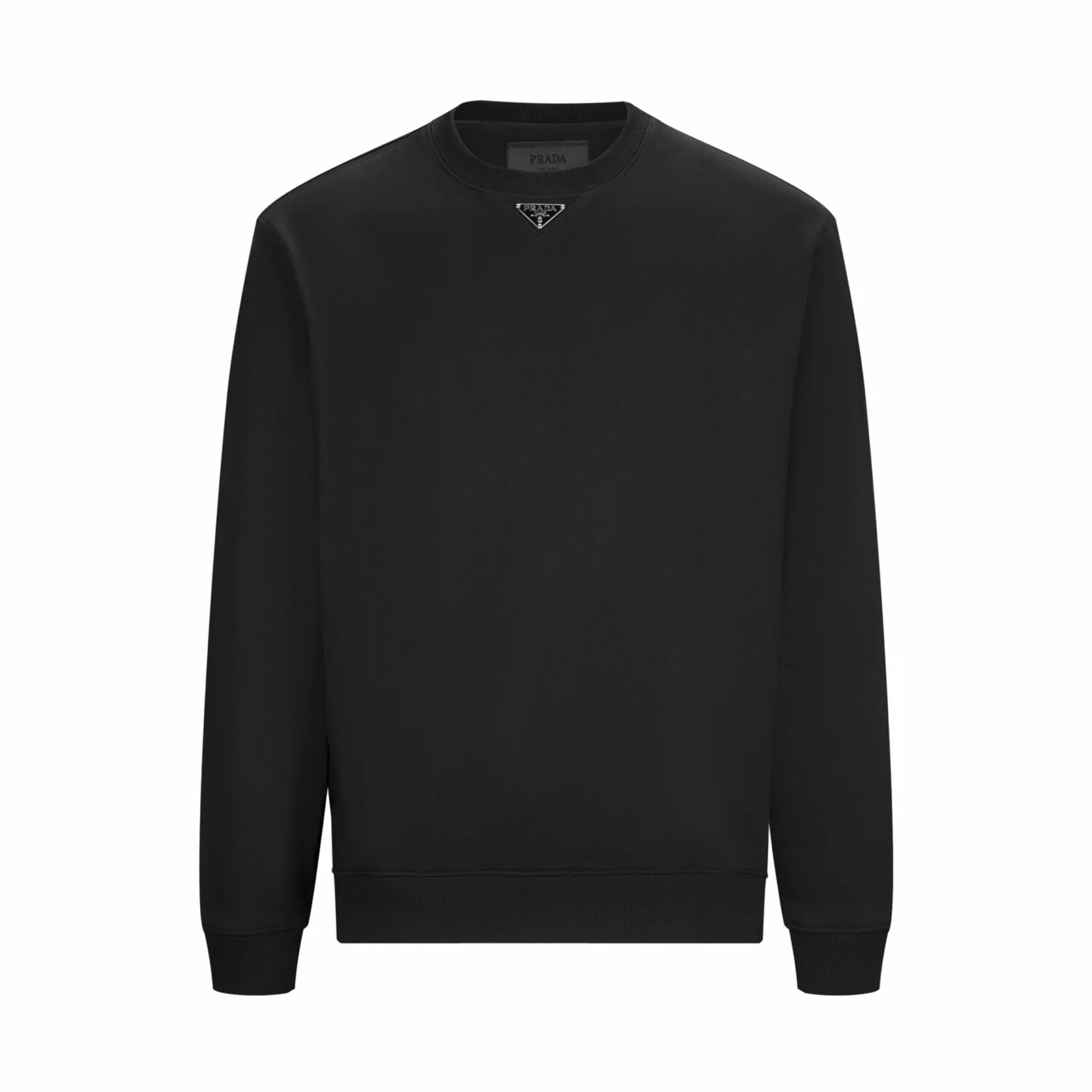 Enamelled Triangle Logo Pima Cotton Sweatshirt D23021193