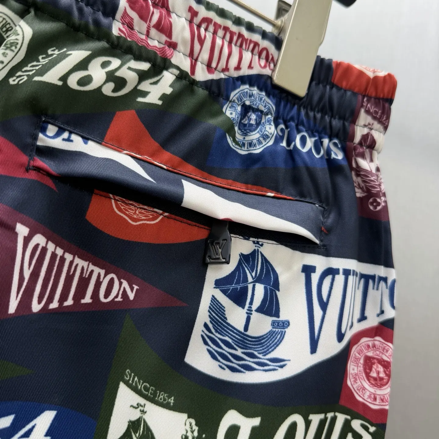 1854 Nautical Flag Print Swim Shorts D23014161 — view 7