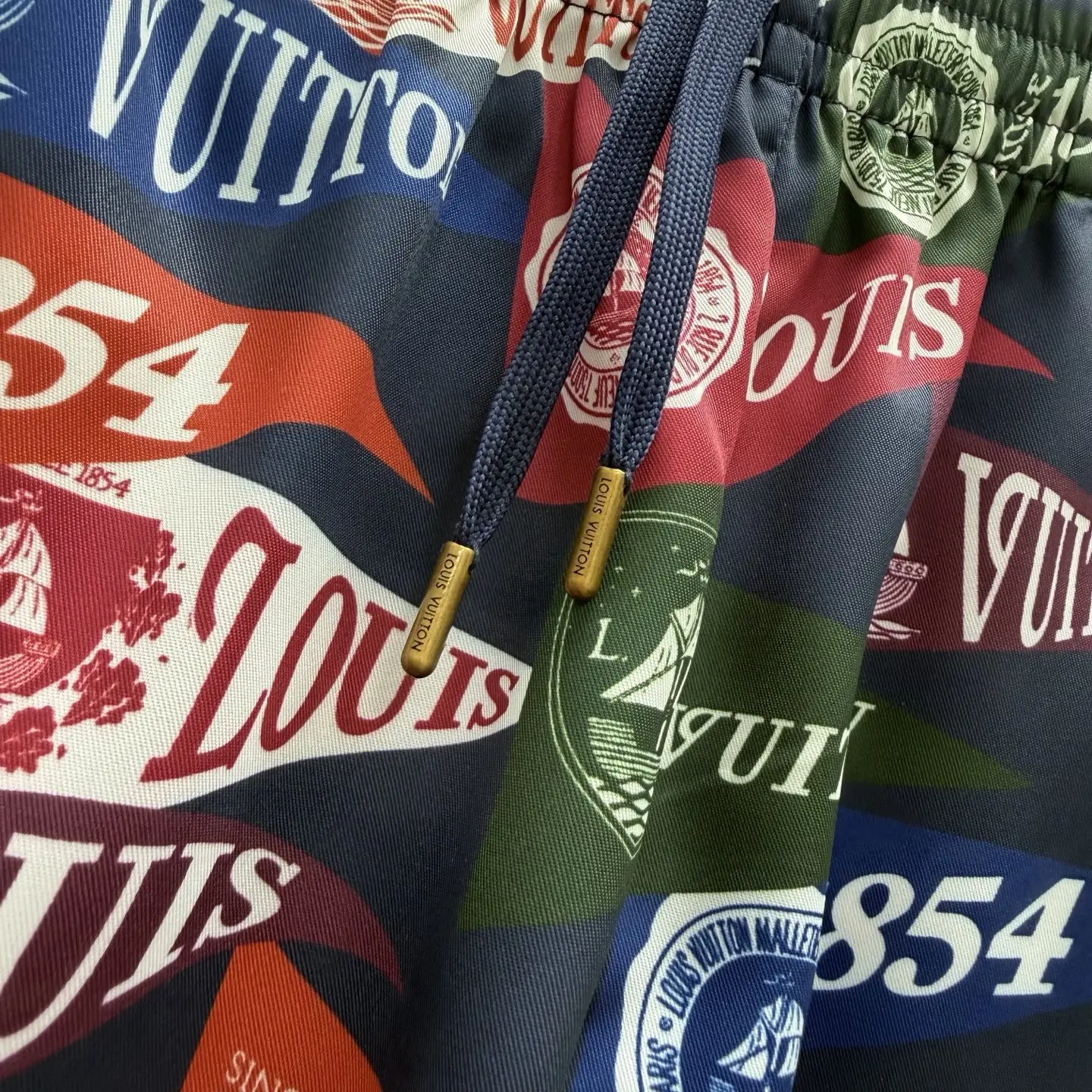 1854 Nautical Flag Print Swim Shorts D23014161 — view 9