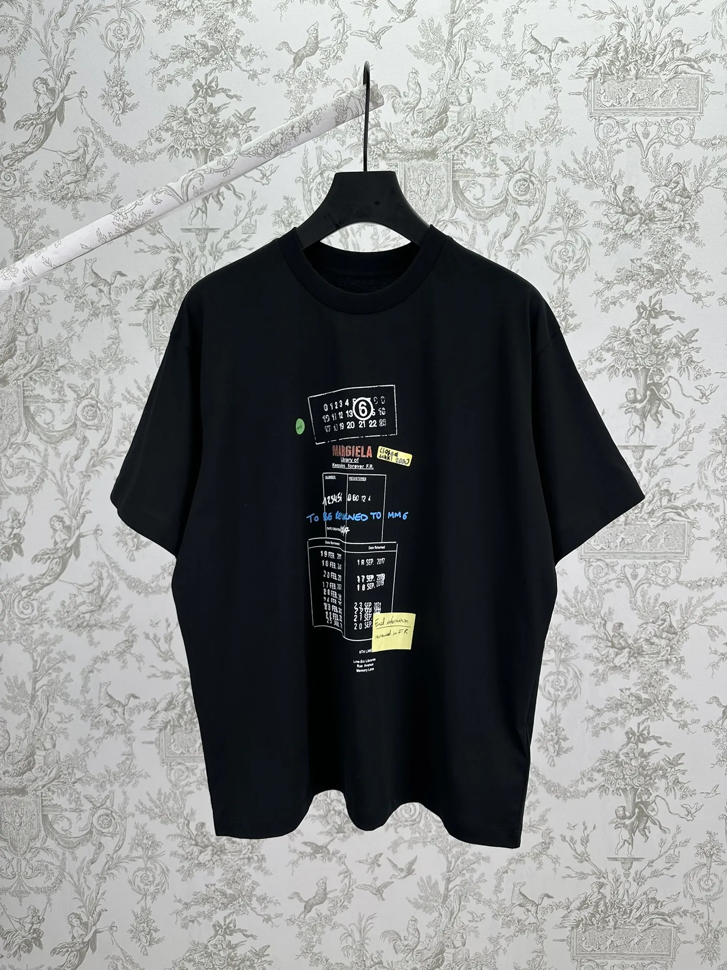 MM6 Maison Margiela Graphic Print Cotton T-Shirt D23513986