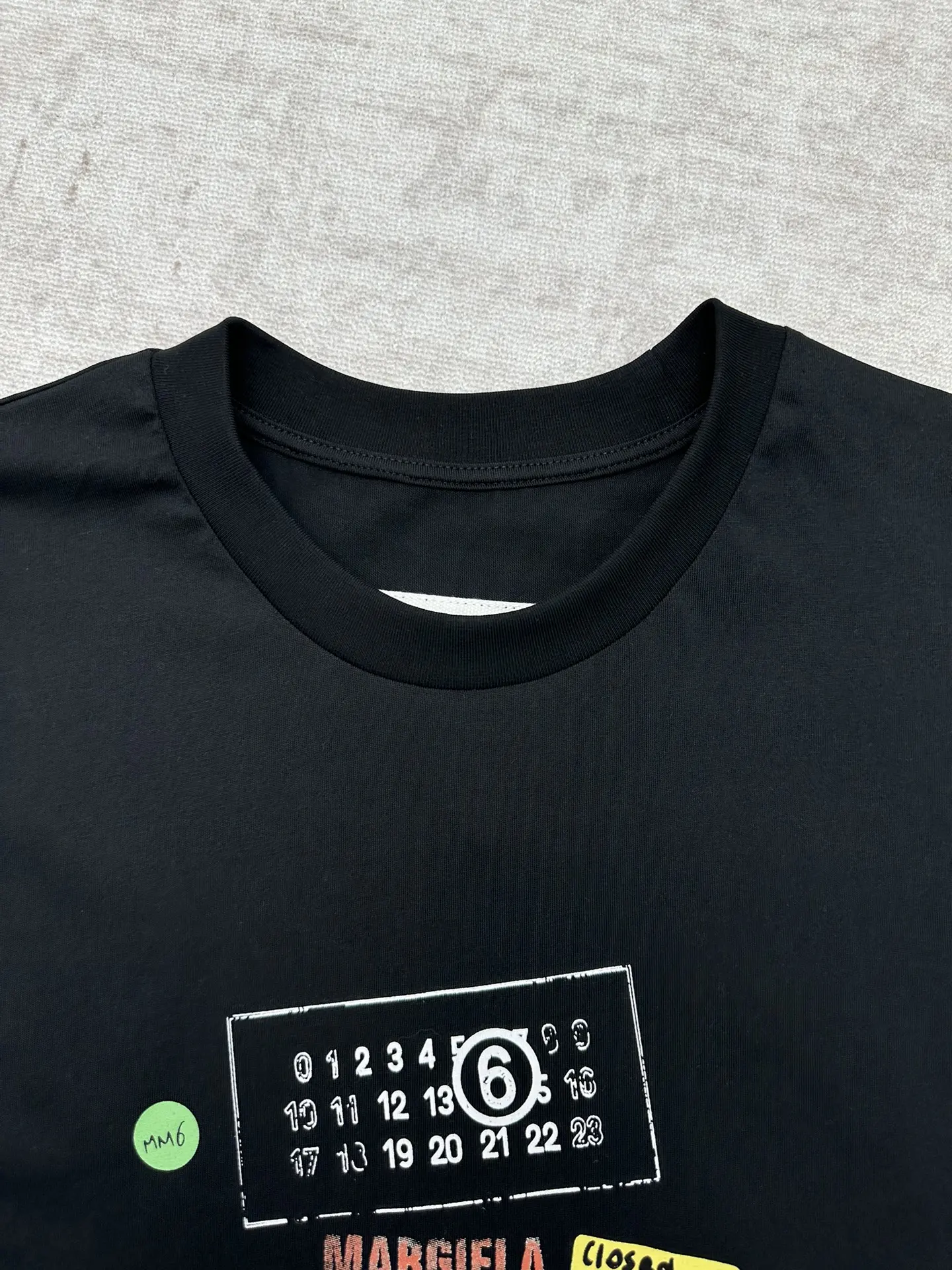 MM6 Maison Margiela Graphic Print Cotton T-Shirt D23513986 — view 3