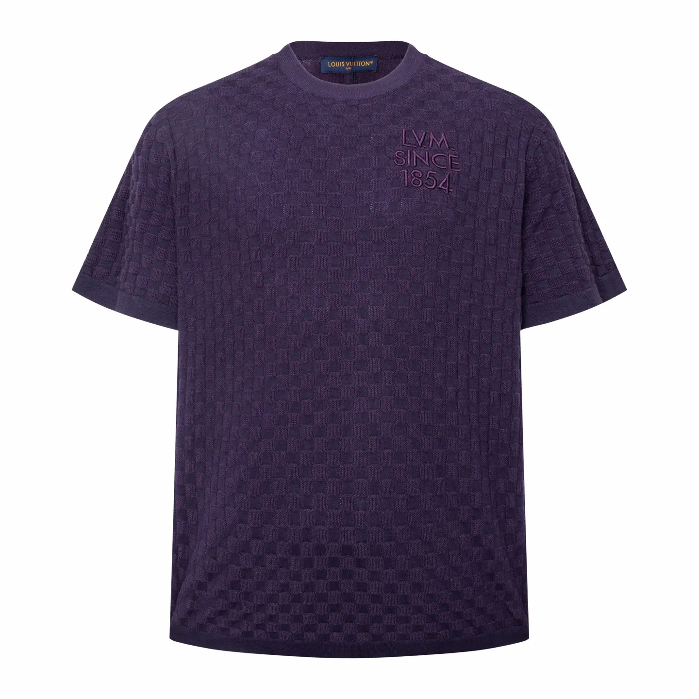 Since 1854 Damier Jacquard Knit T-Shirt D23513792