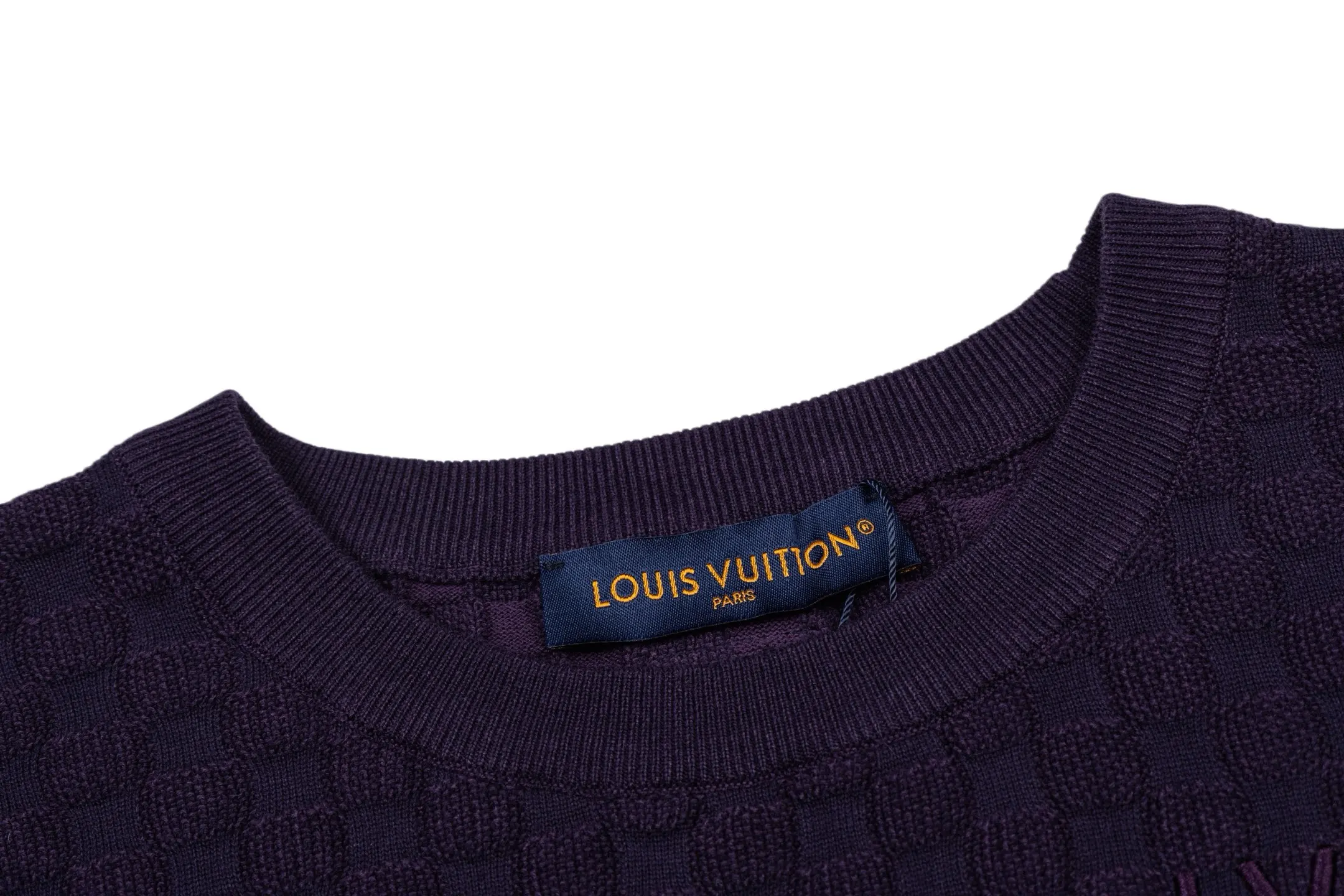 Since 1854 Damier Jacquard Knit T-Shirt D23513792 — view 3