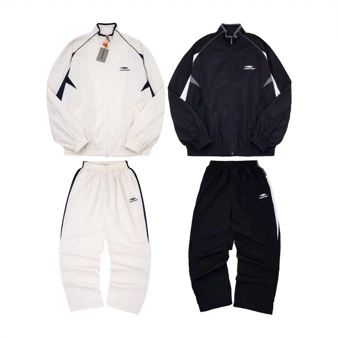 3B Sports Embroidered Nylon Track Pants D23513041 — view 3