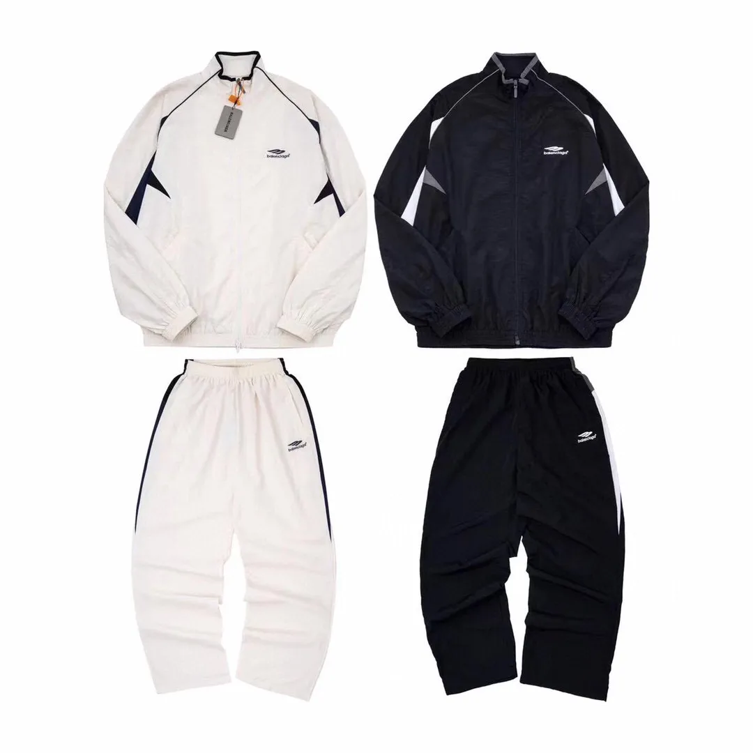 3B Sports Embroidered Nylon Track Pants D23513040 — view 3