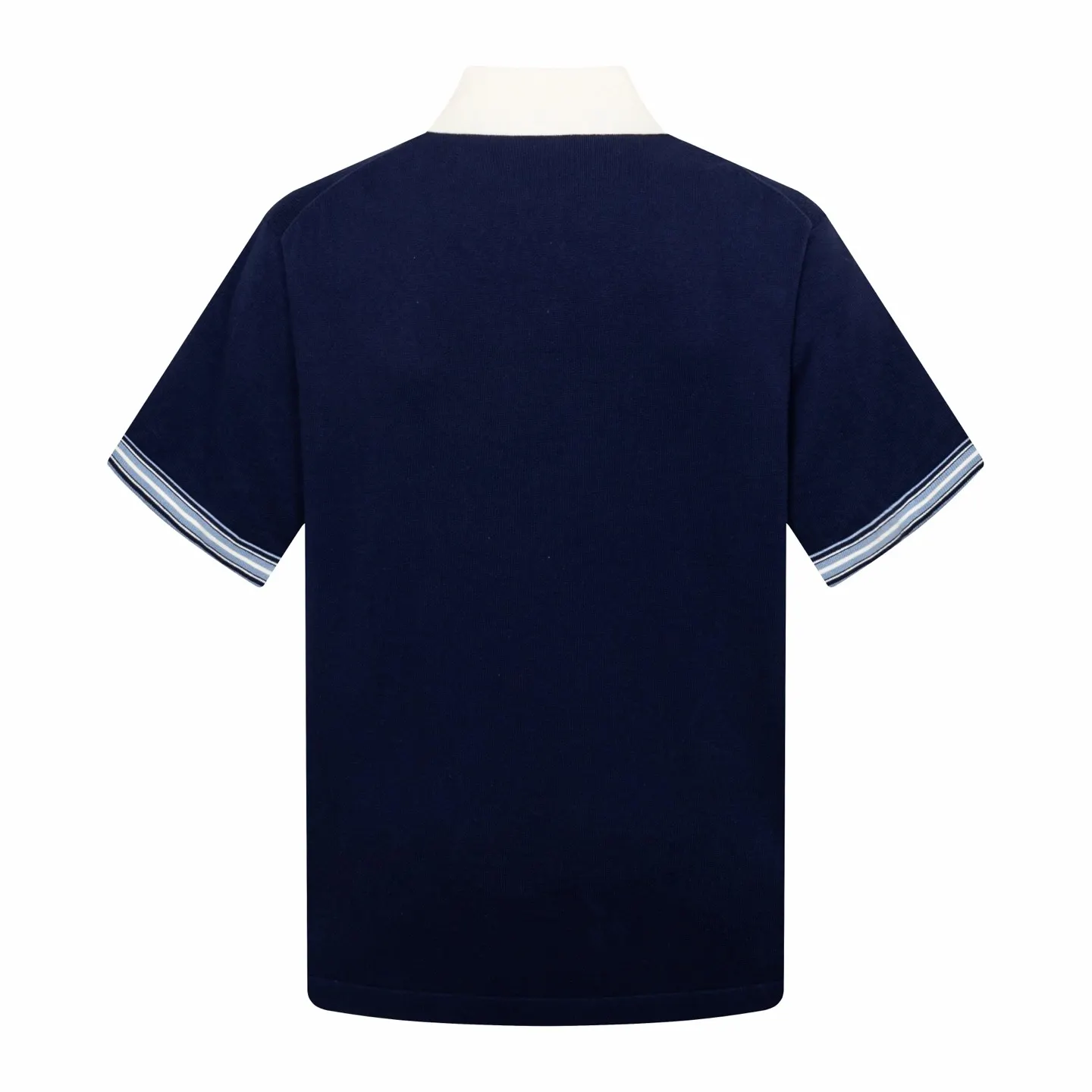 Lily of the Valley Embroidered Cotton Polo Shirt D23513800 — view 2