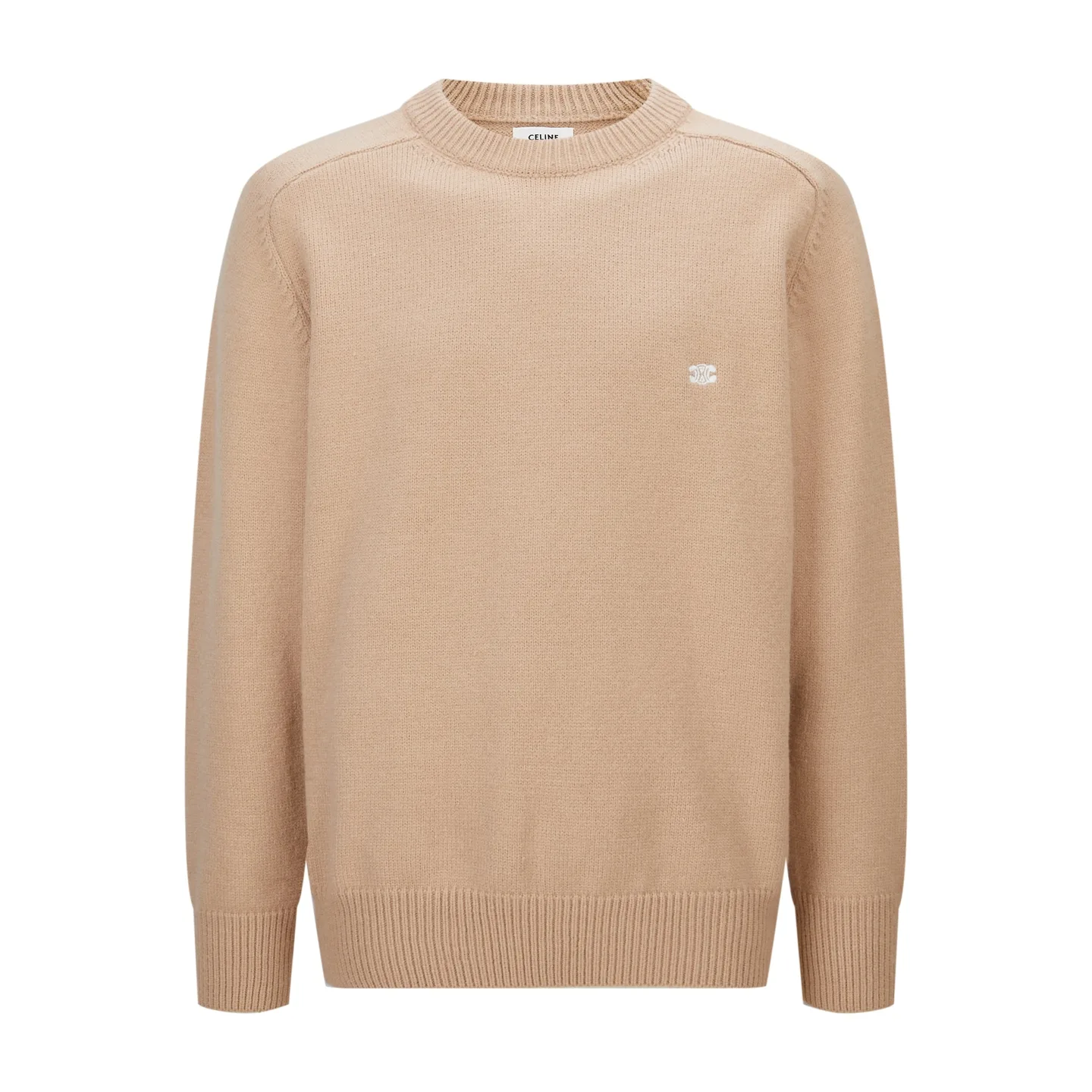Triomphe Embroidered Wool-Cashmere Sweater D23521176