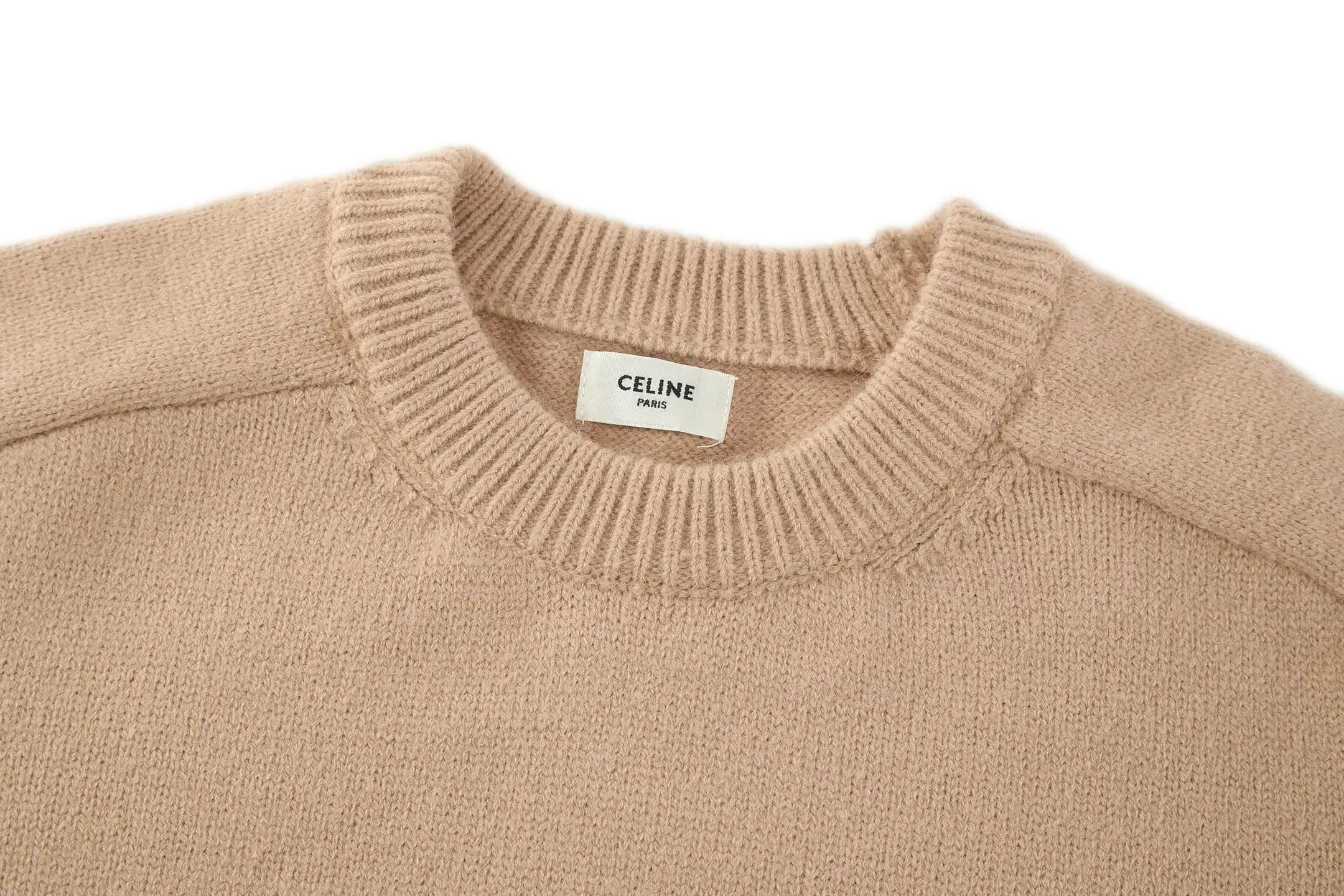Triomphe Embroidered Wool-Cashmere Sweater D23521176 — view 3