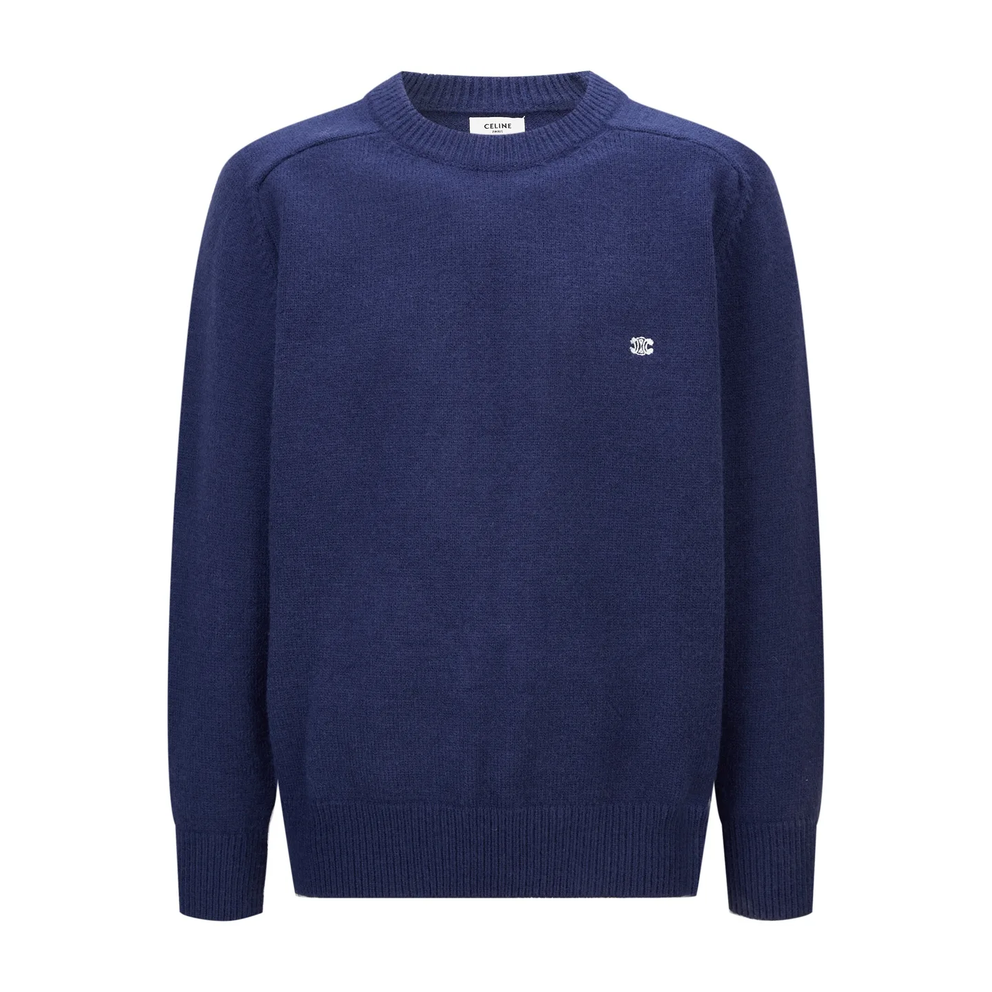 Triomphe Embroidered Wool-Cashmere Blend Sweater D23521178