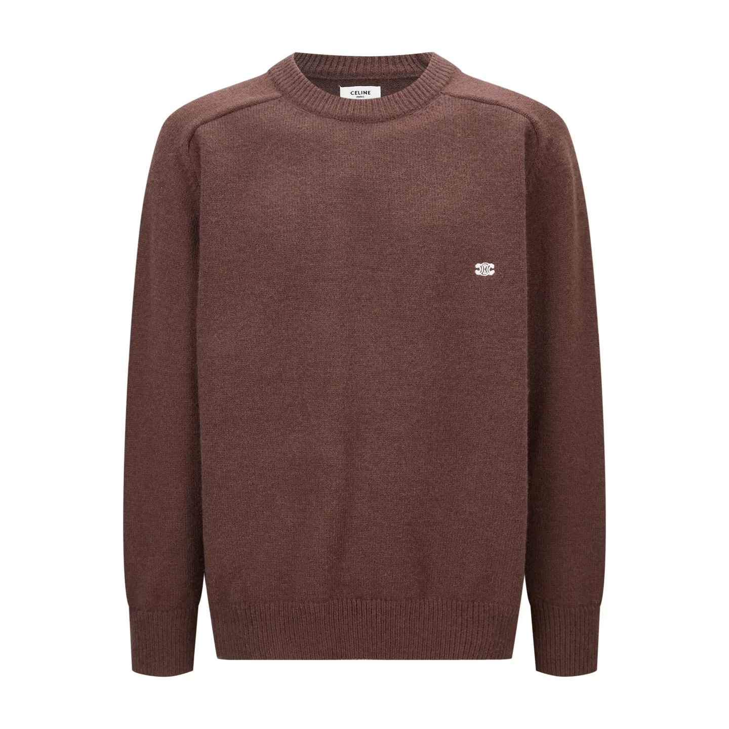 Triomphe Embroidered Wool-Cashmere Blend Sweater D23521179