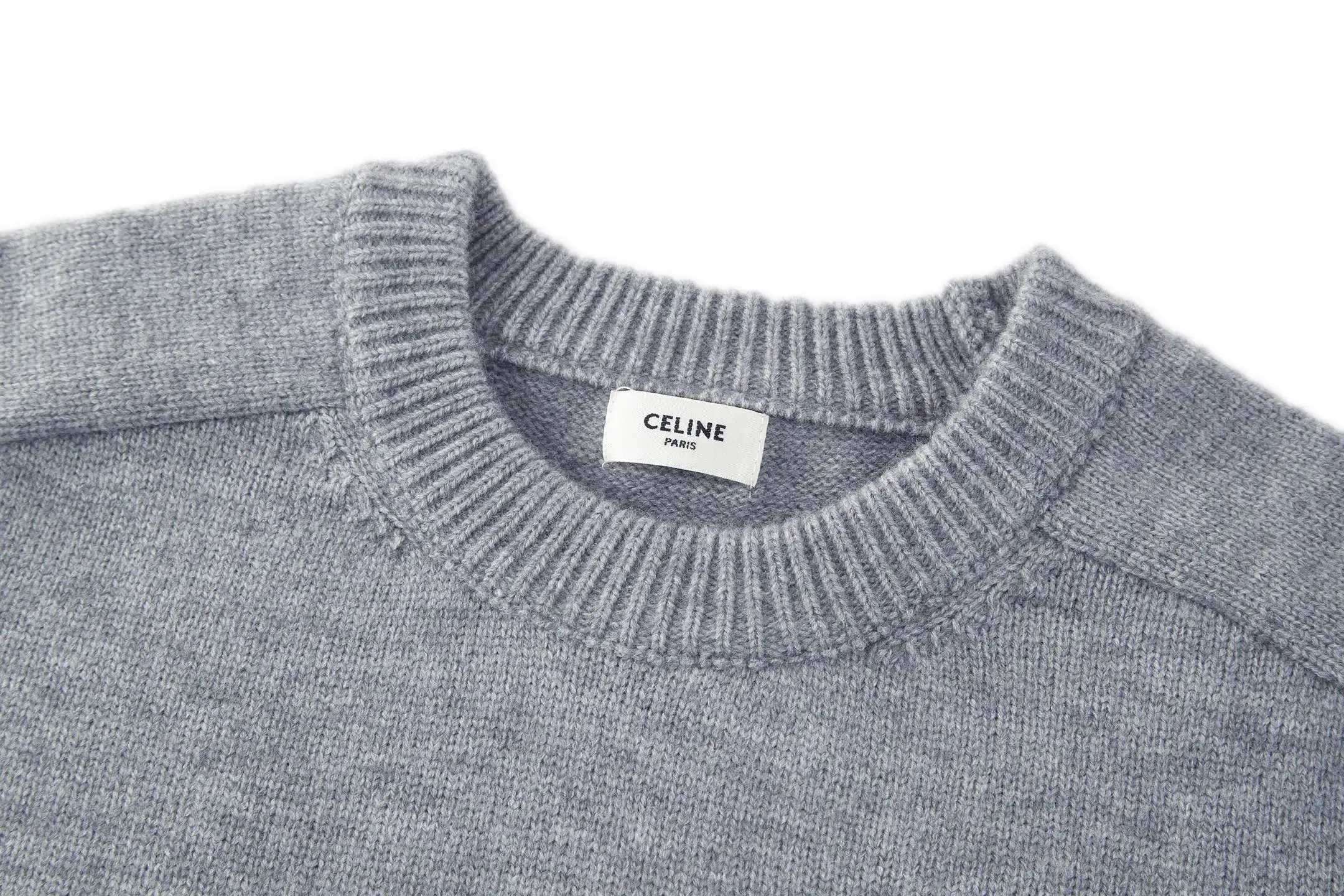 Triomphe Embroidered Wool-Cashmere Blend Sweater D23521174 — view 3