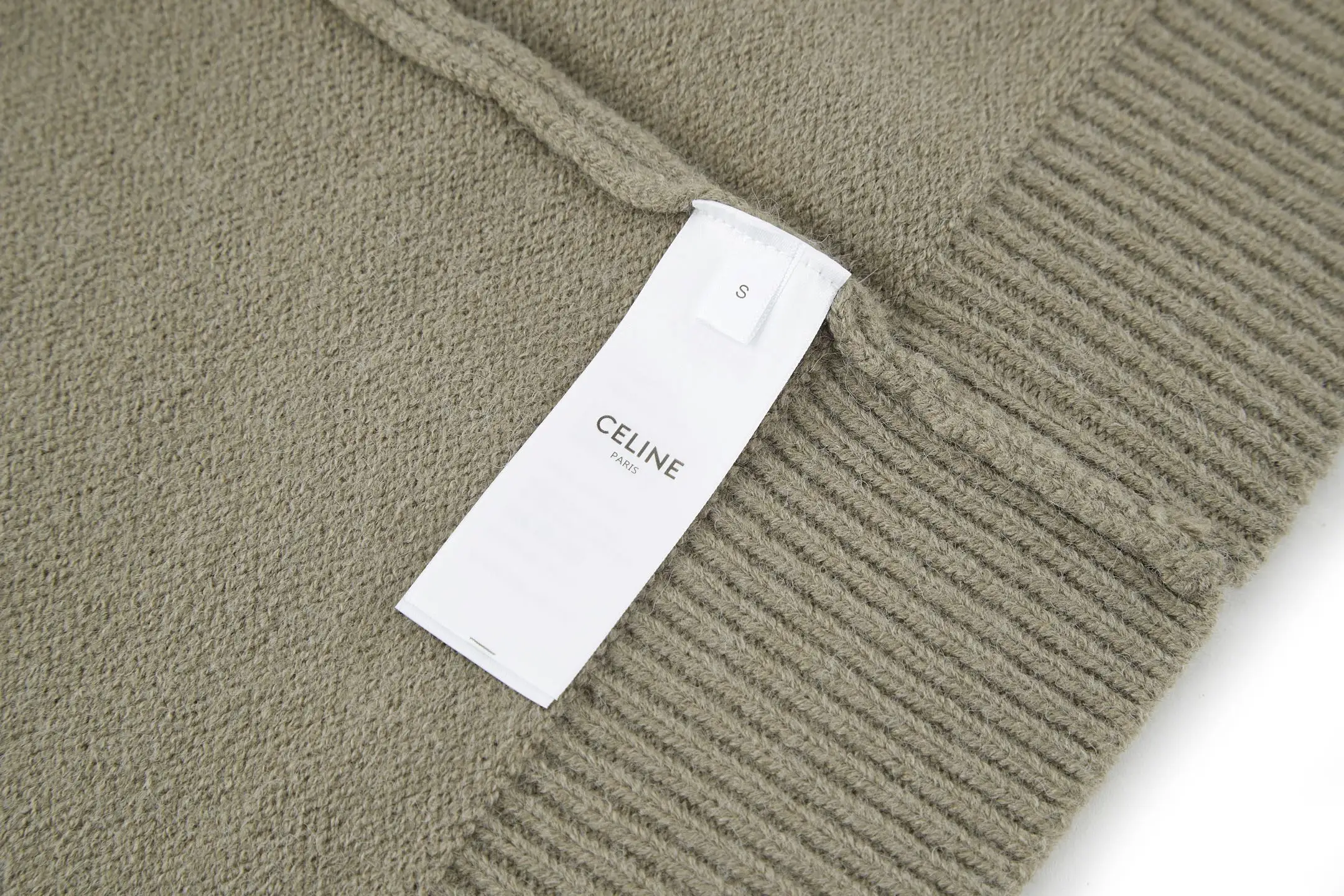 Triomphe Embroidered Wool-Cashmere Blend Sweater D23521177 — view 9