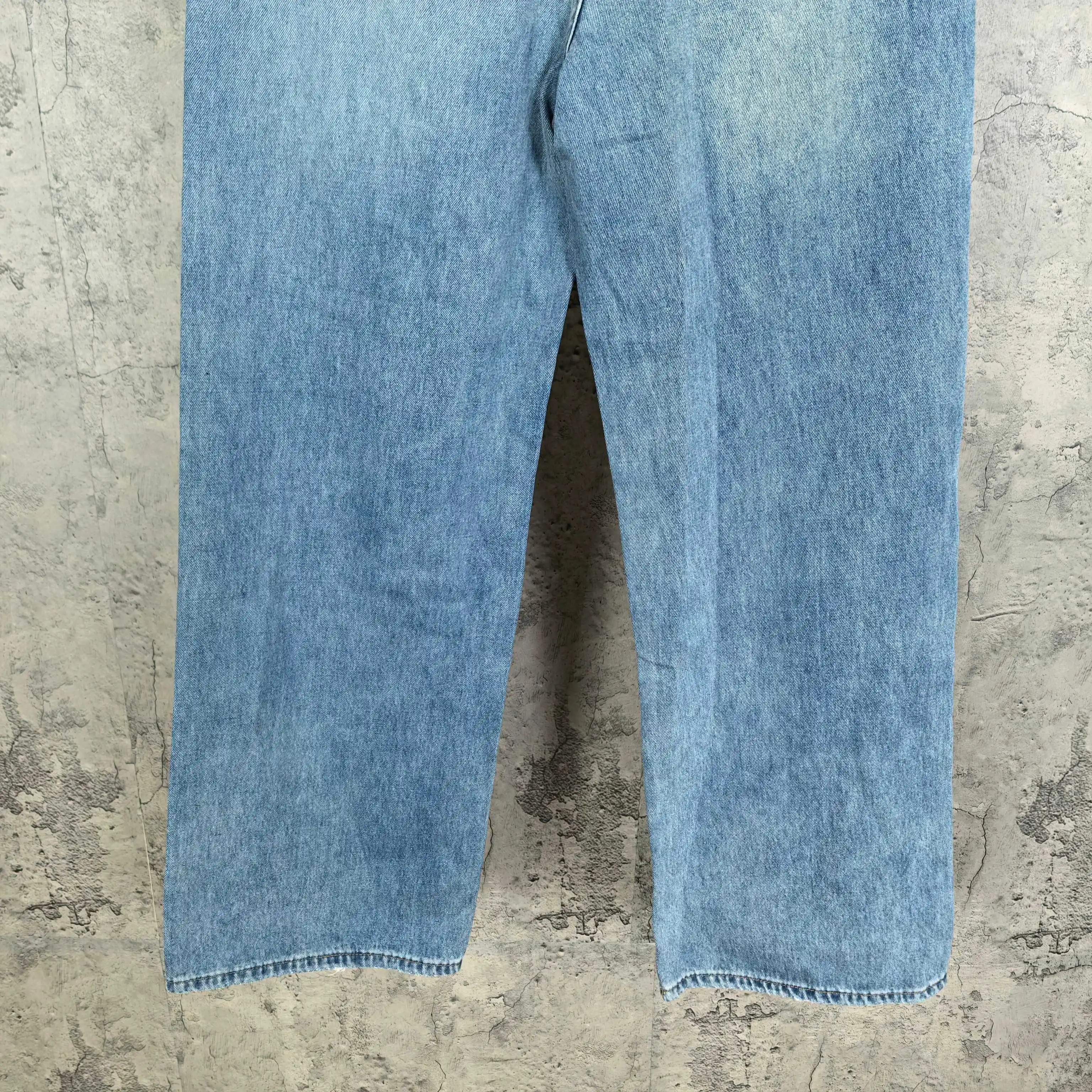 Fold-Over Waist Cross Embroidered Jeans D23523203 — view 11