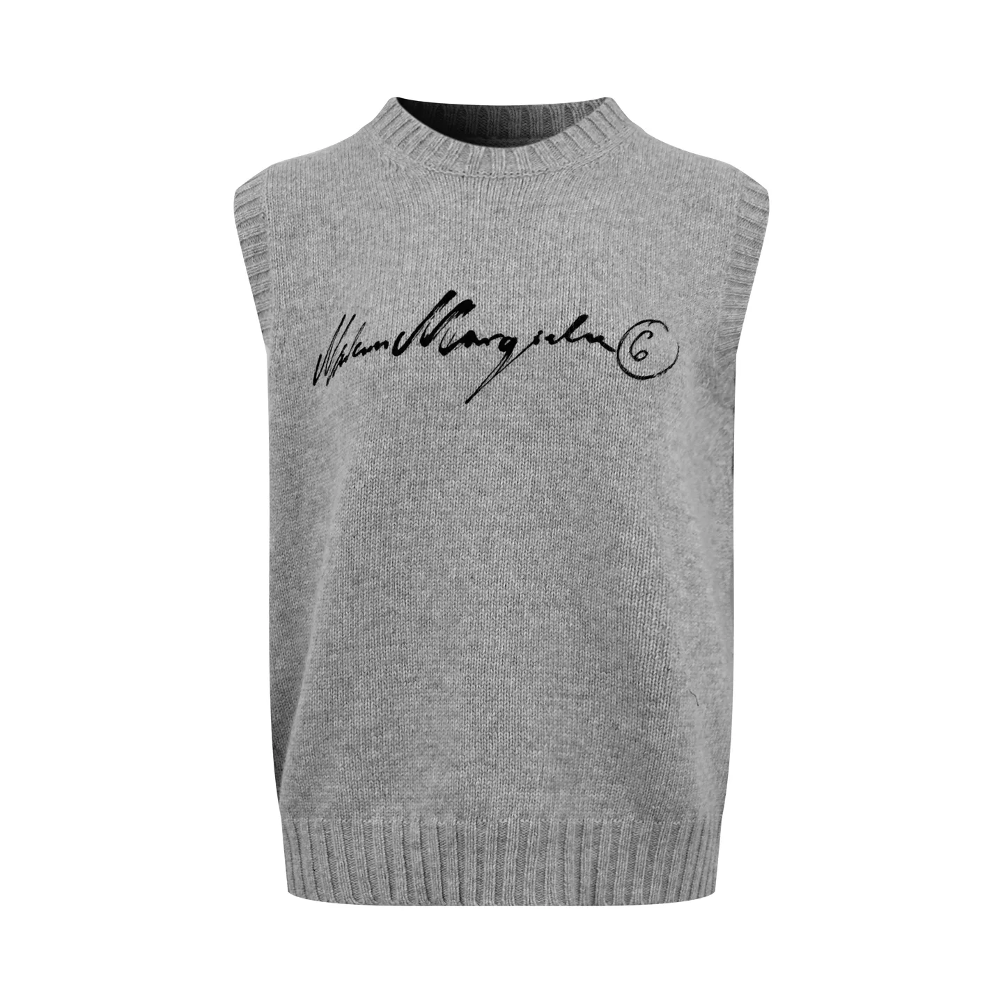 Logo Print Wool-Blend Knit Vest D23519216