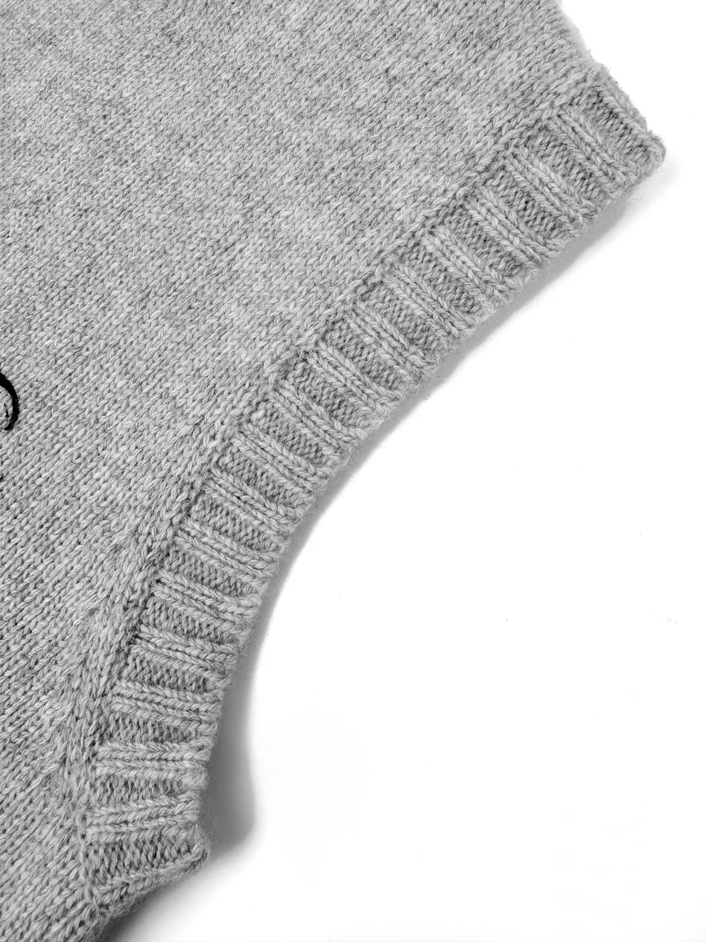 Logo Print Wool-Blend Knit Vest D23519216 — view 7