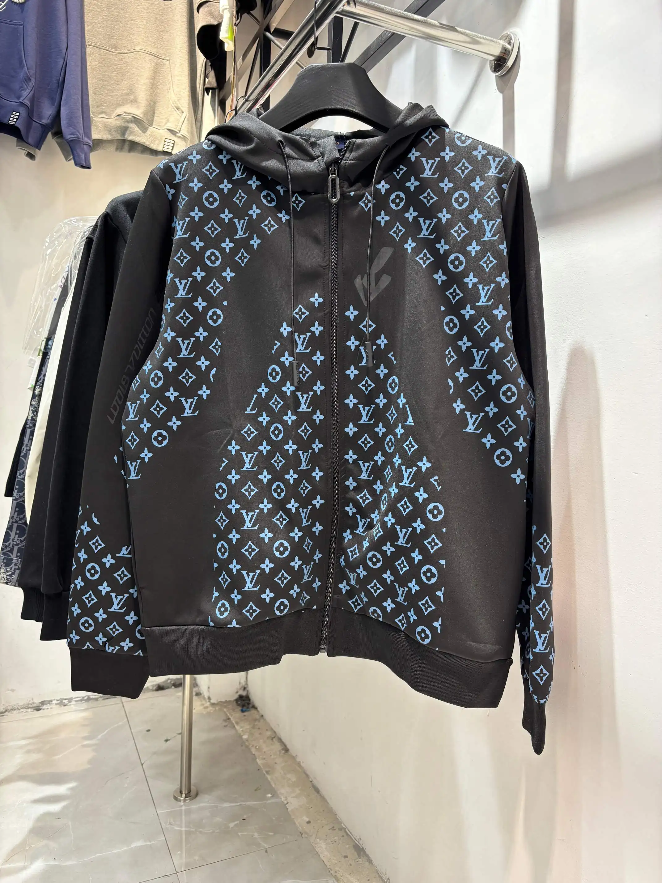 Monogram Scuba Zip-Up Hoodie D23513452