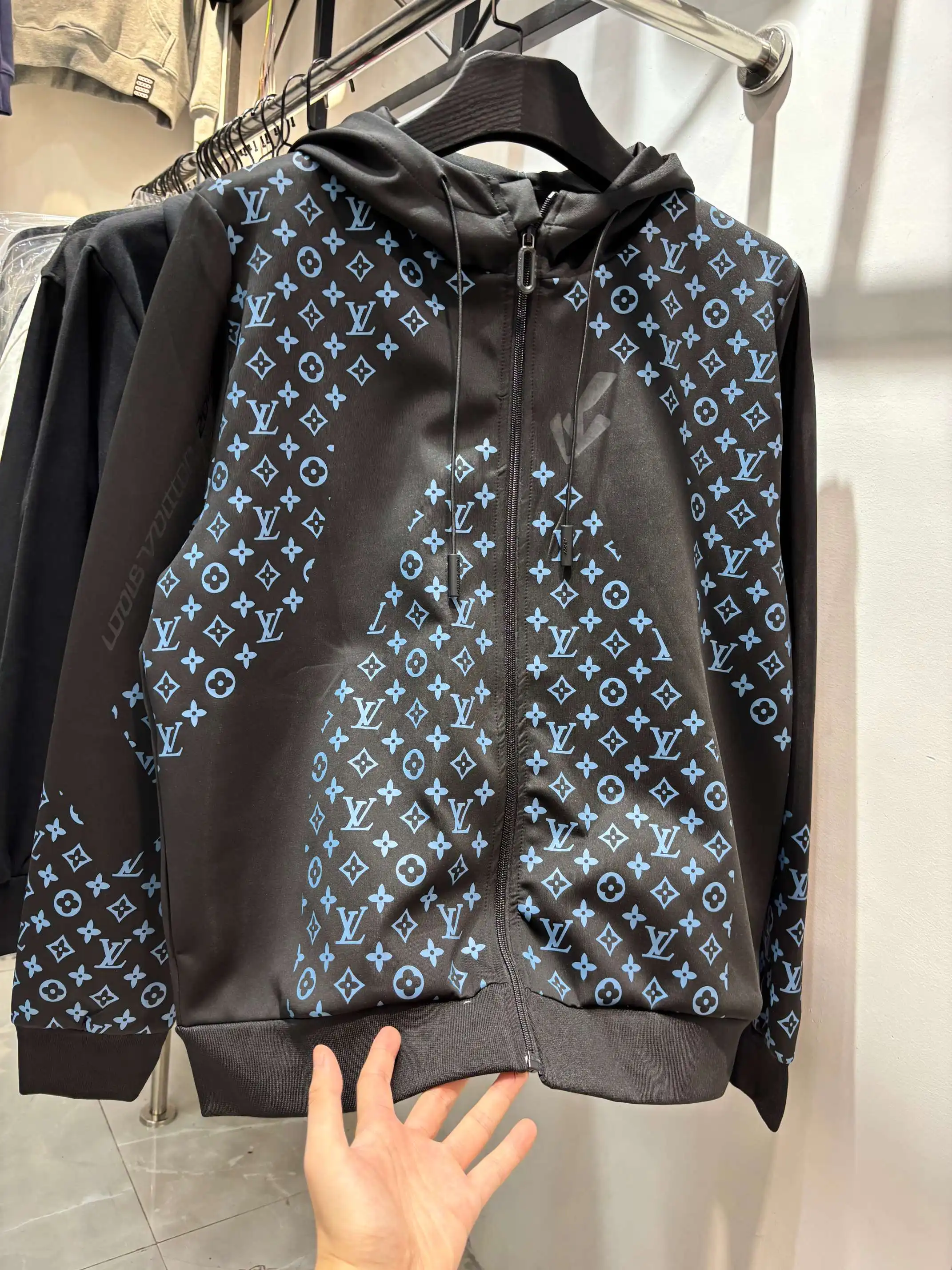 Monogram Scuba Zip-Up Hoodie D23513452 — view 4