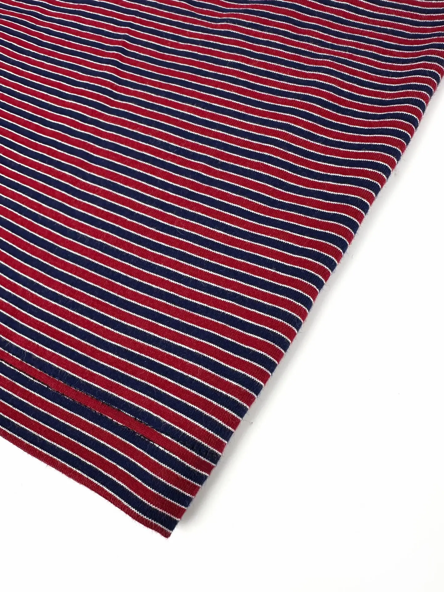 Striped Cotton Henley Long-Sleeve Top D23519212 — view 7