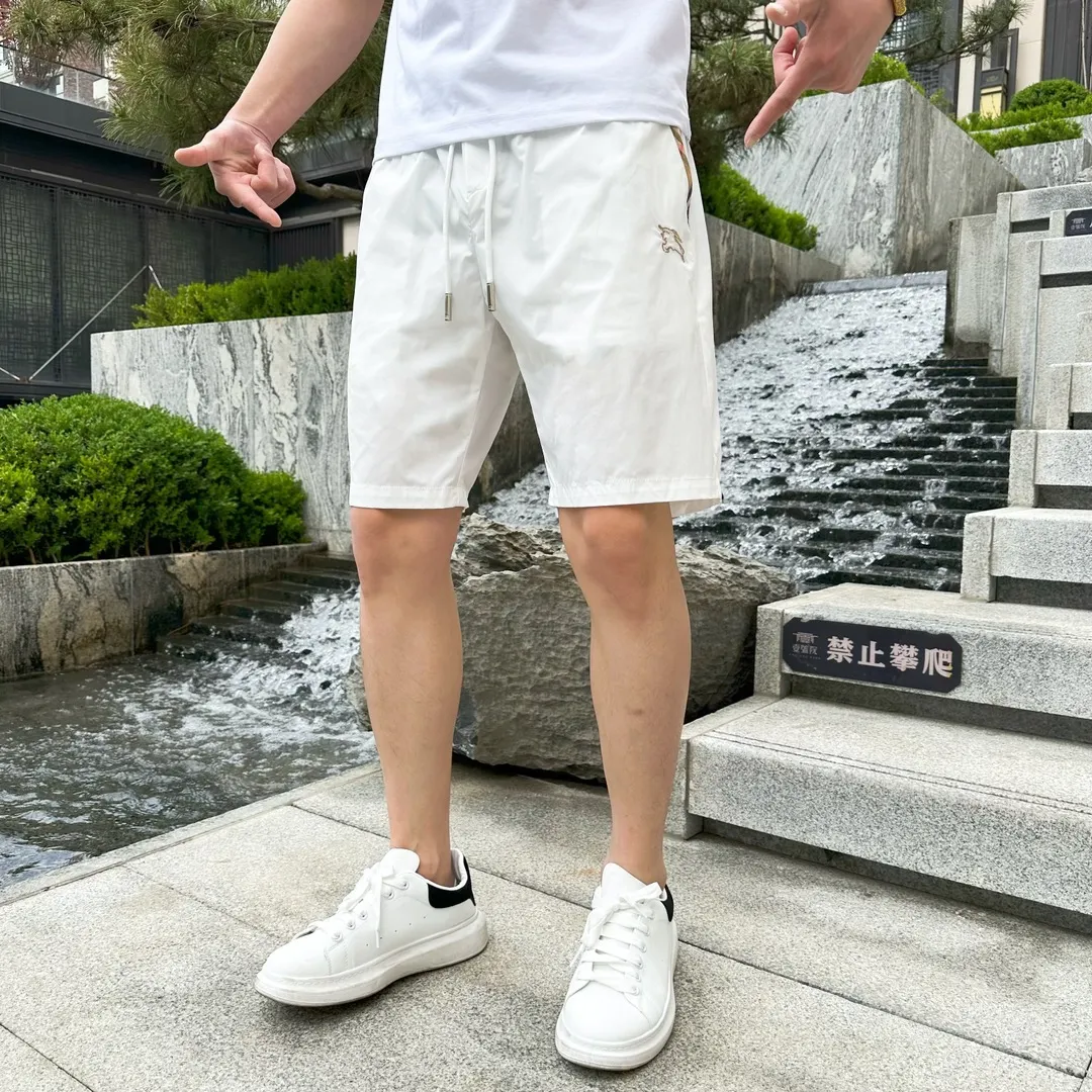 Logo-Embroidered Cotton Drawstring Shorts D24014536