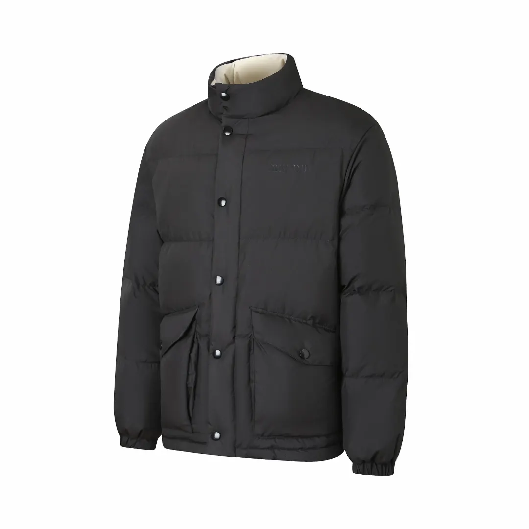 Reversible Logo-Embroidered Down Puffer Jacket D24020358 — view 2