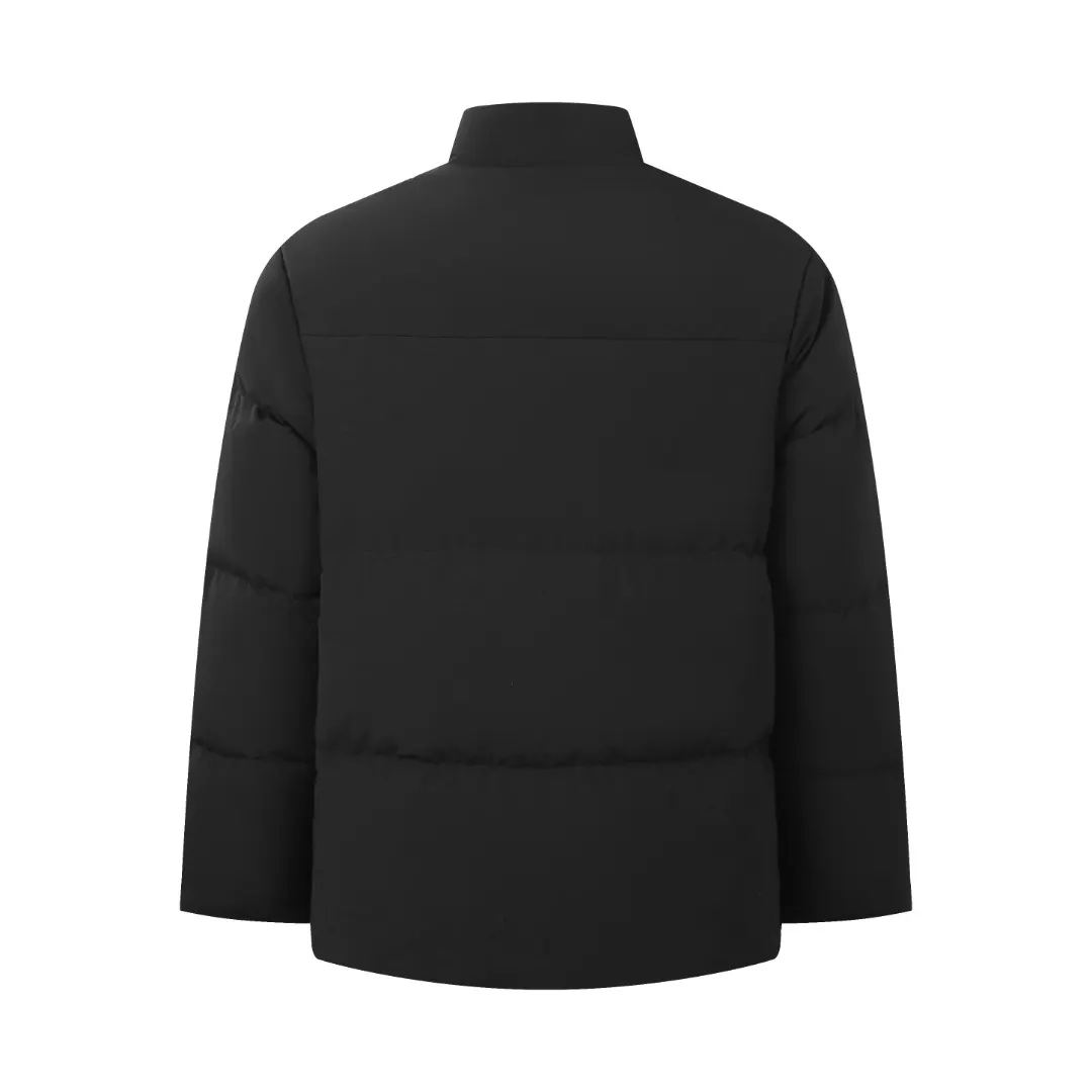 Logo-Appliquéd Quilted Down Jacket D24020352 — view 3