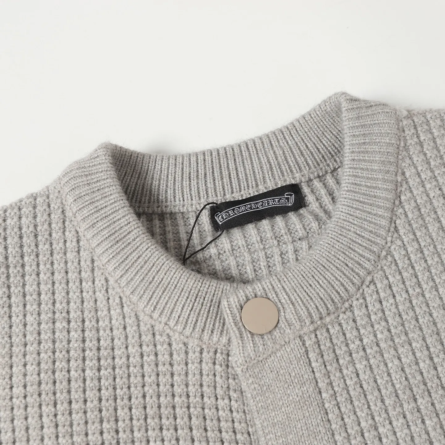 Logo-Embroidered Zip-Up Knit Hoodie D24023625 — view 3