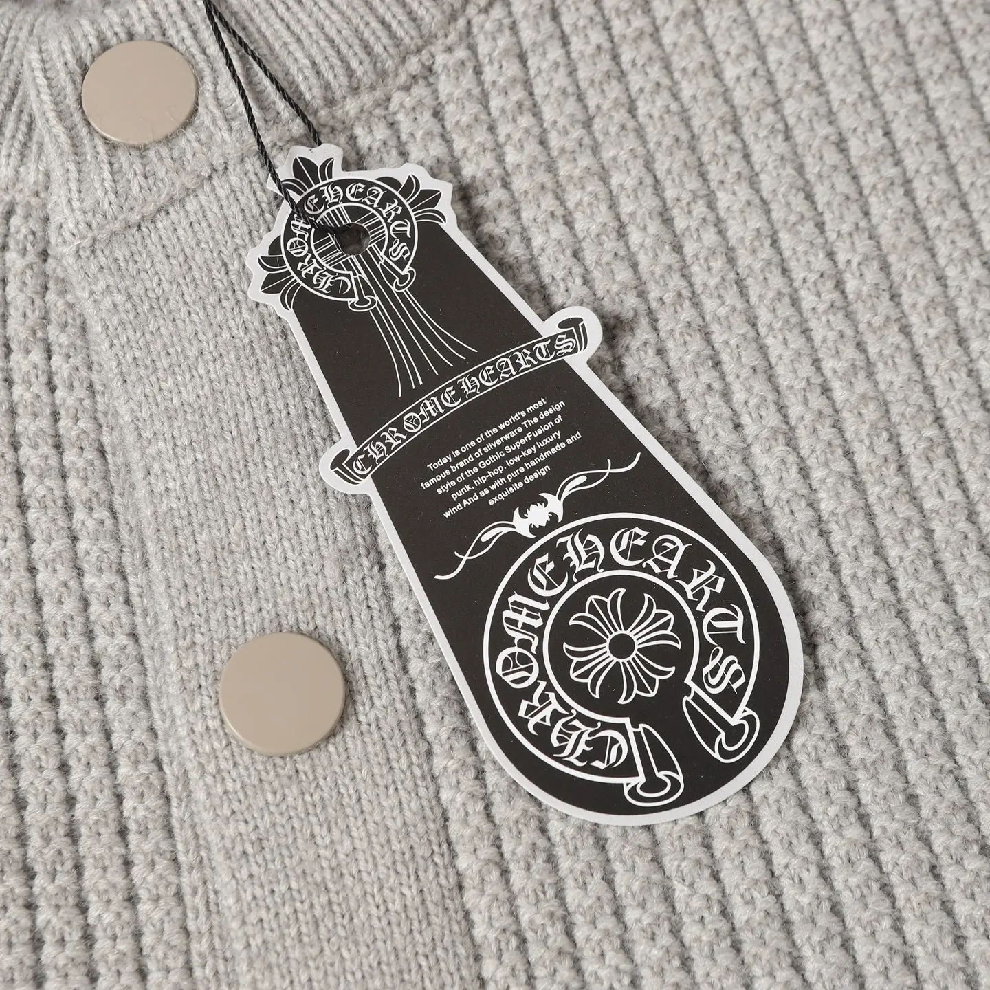 Logo-Embroidered Zip-Up Knit Hoodie D24023625 — view 5