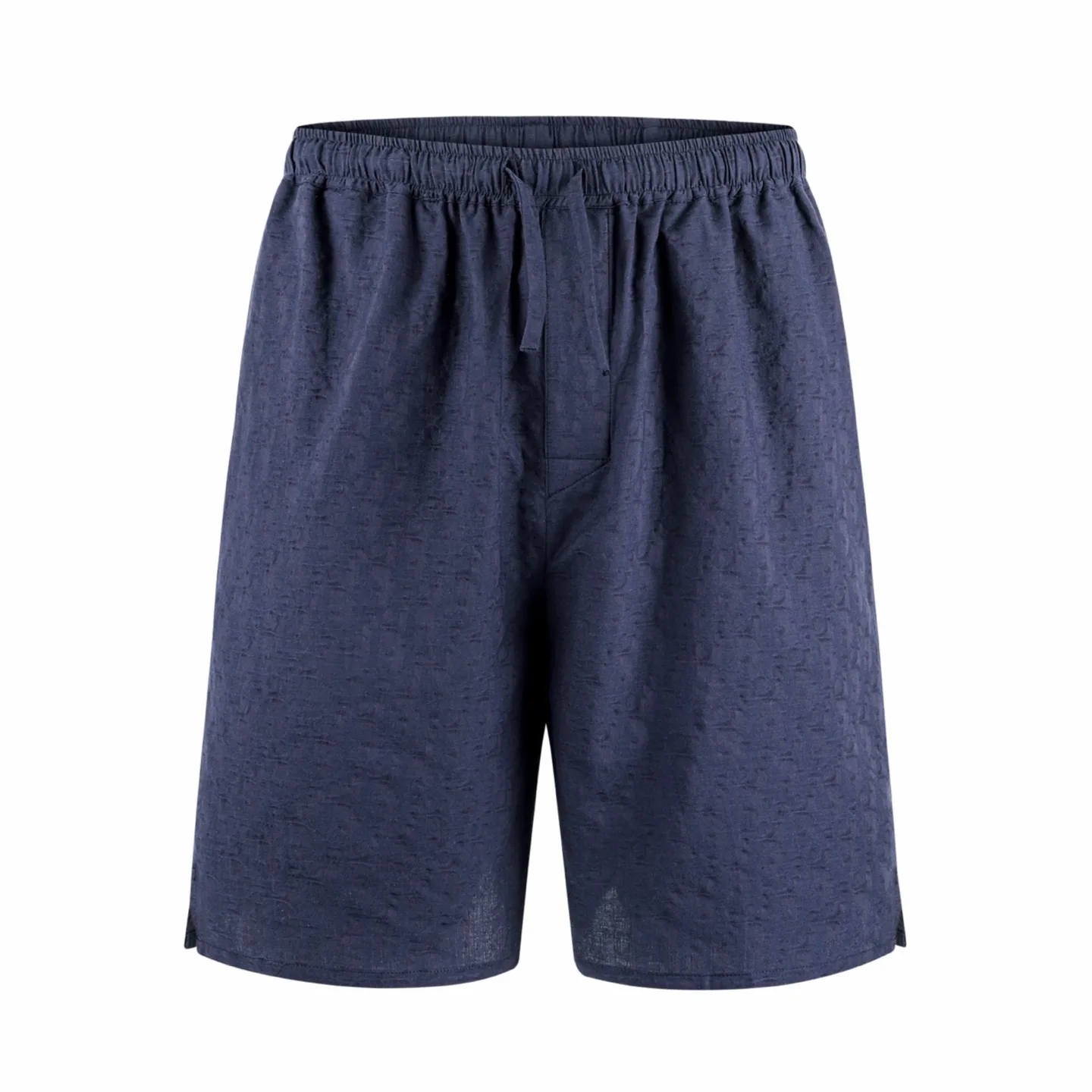 Logo Jacquard Silk-Blend Casual Shorts D24021116