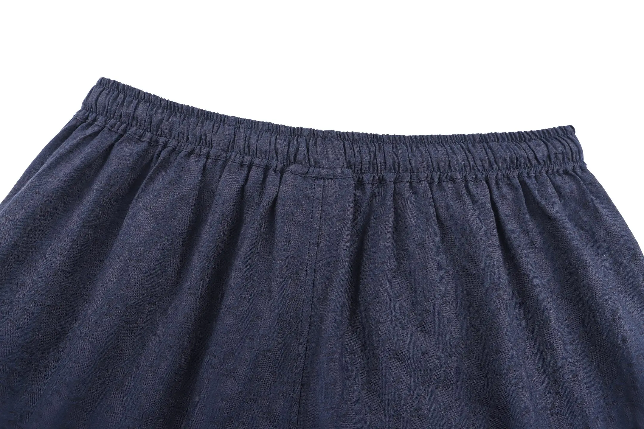 Logo Jacquard Silk-Blend Casual Shorts D24021116 — view 4