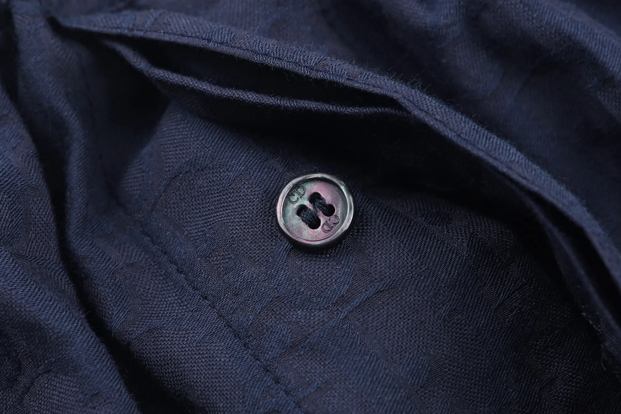 Logo Jacquard Silk-Blend Casual Shorts D24021116 — view 5