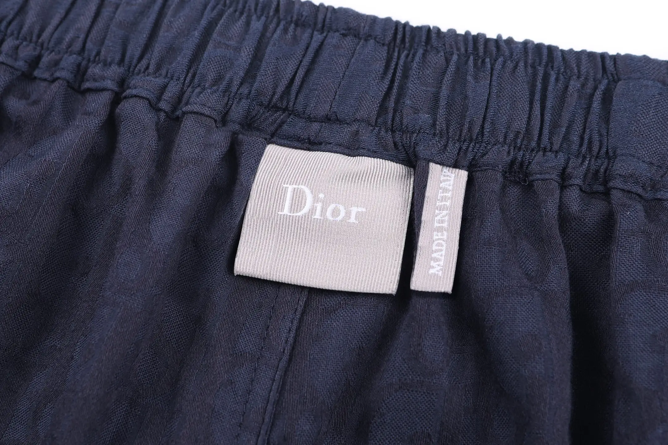 Logo Jacquard Silk-Blend Casual Shorts D24021116 — view 8