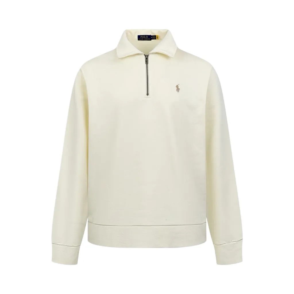 Polo Pony Embroidered Quarter-Zip Sweatshirt D24021018