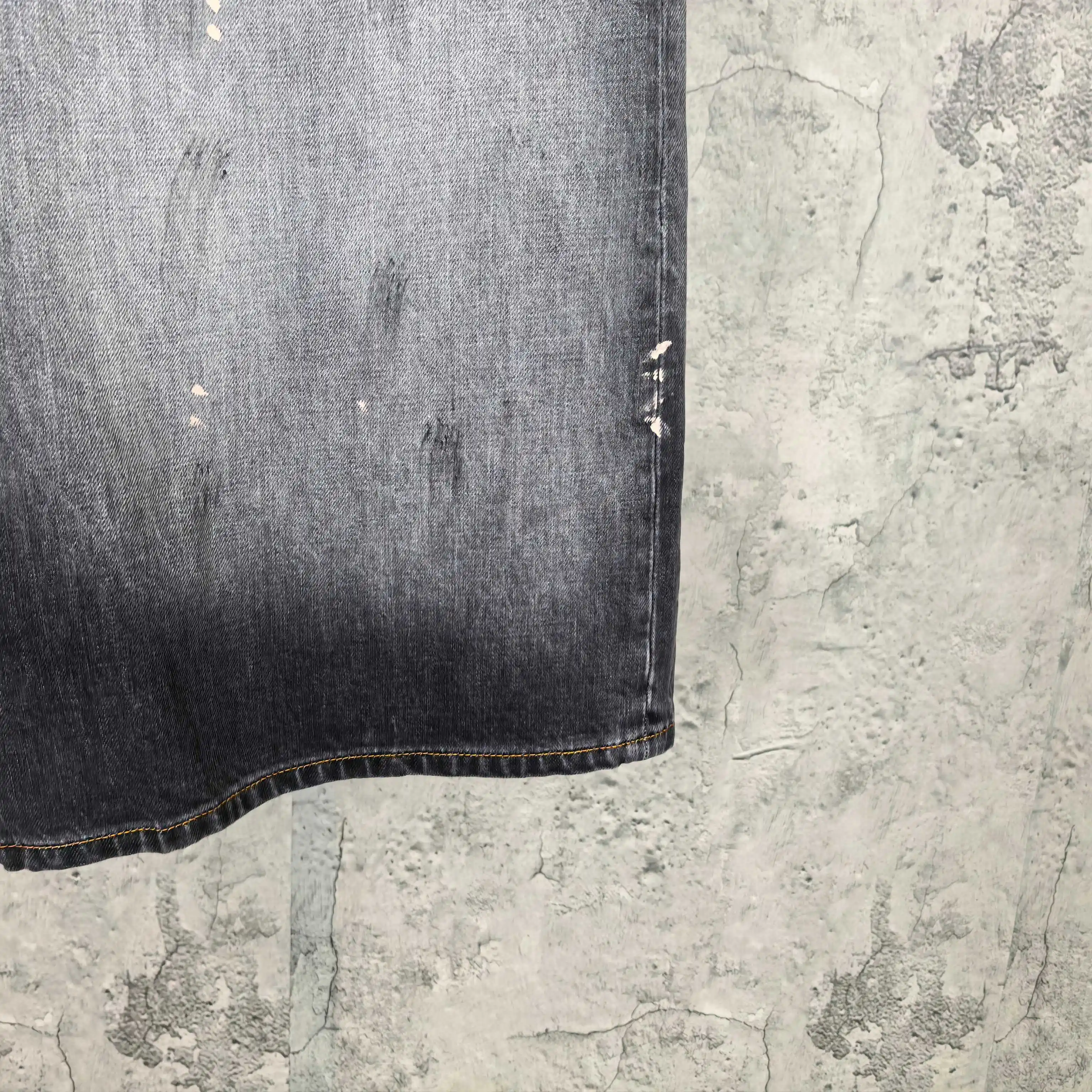 1981 Distressed Paint-Splatter Cropped Jeans D24523240 — view 12