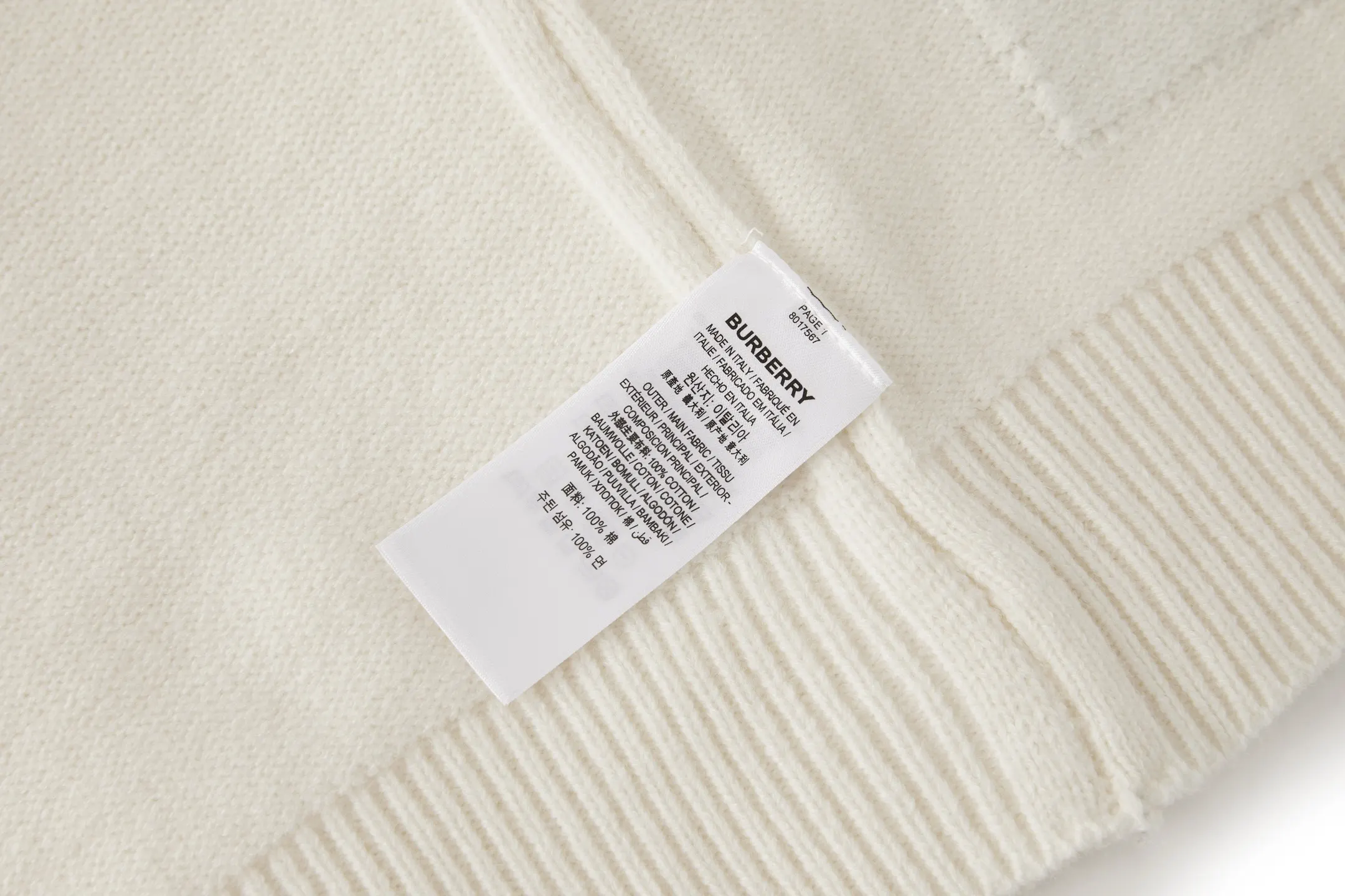 EKD Label Cashmere-Blend Crew-Neck Sweater D24521058 — view 9