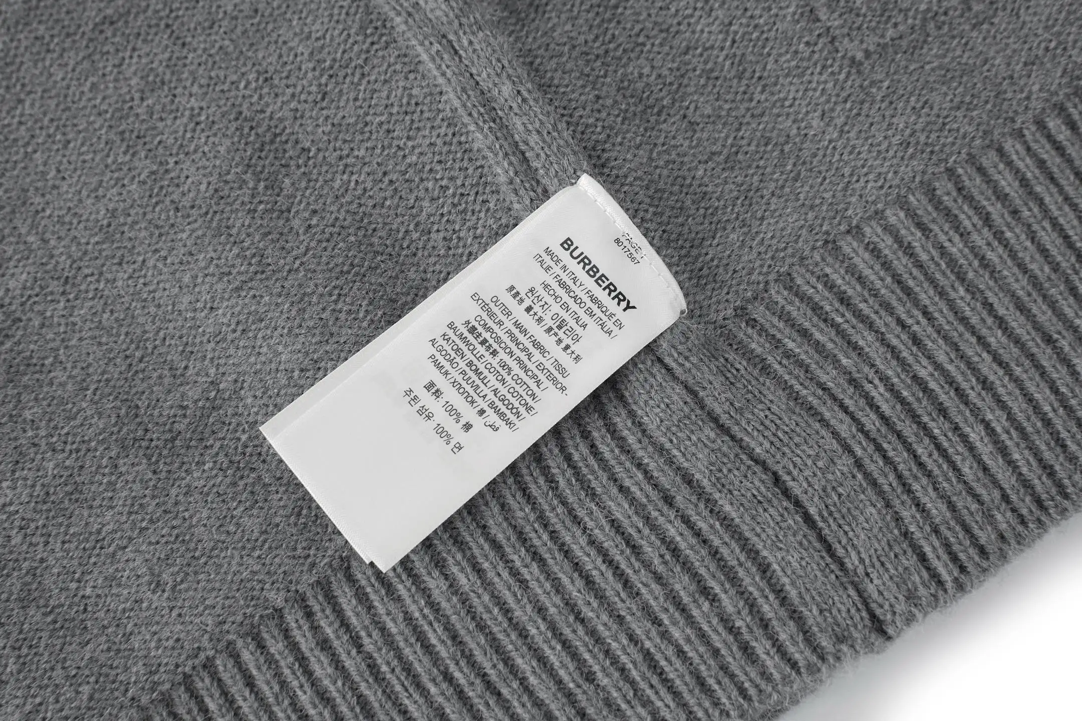 EKD Label Cashmere-Blend Crew-Neck Sweater D24521056 — view 9