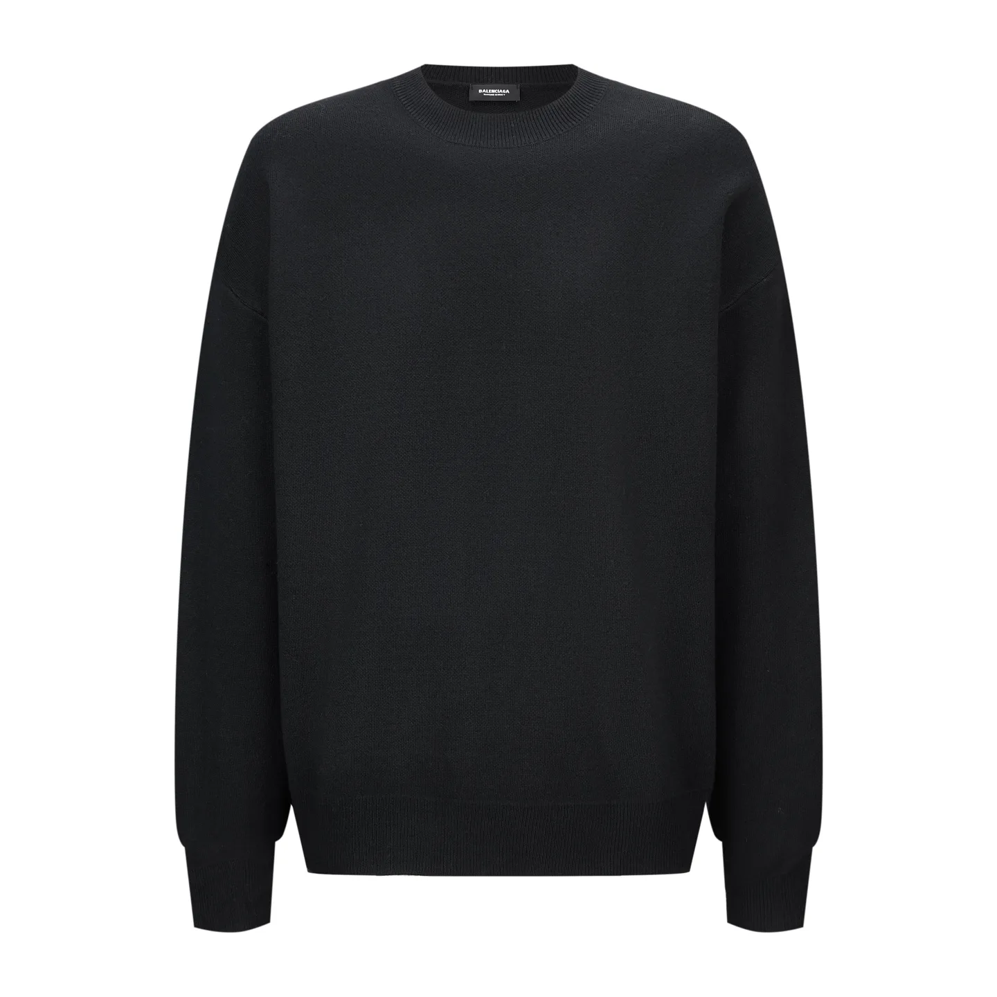Logo-Plaque Wool-Blend Crew-Neck Sweater D24521183