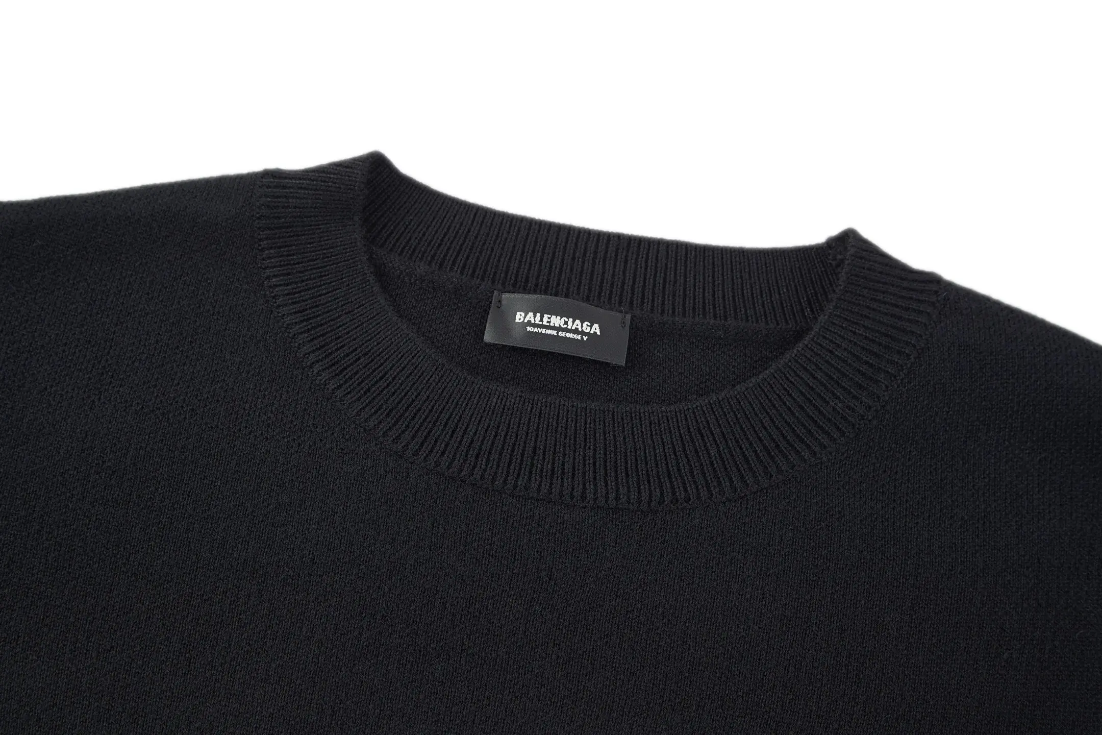 Logo-Plaque Wool-Blend Crew-Neck Sweater D24521183 — view 4