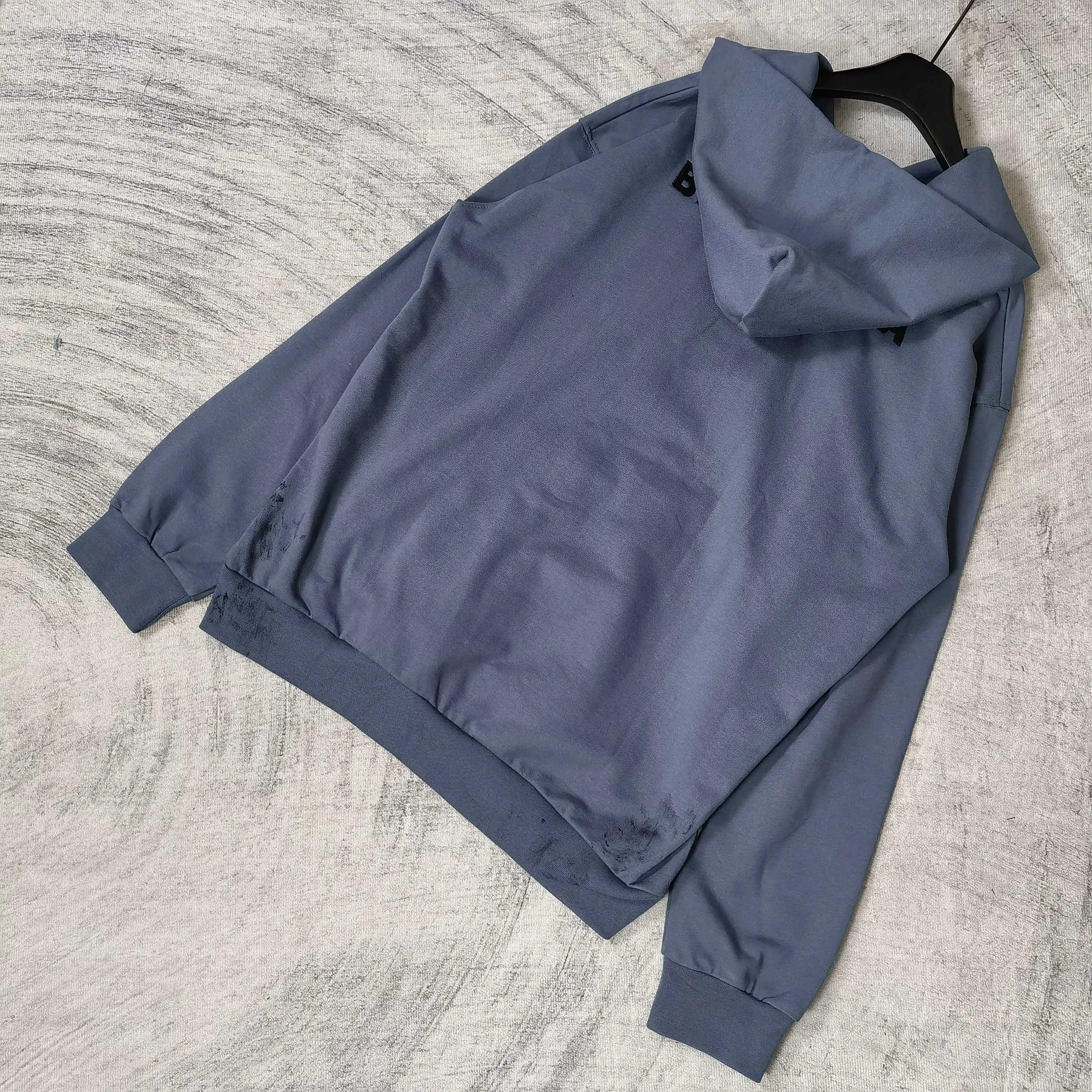 Distressed Paint-Splatter Zip-Up Hoodie D24523220 — view 5
