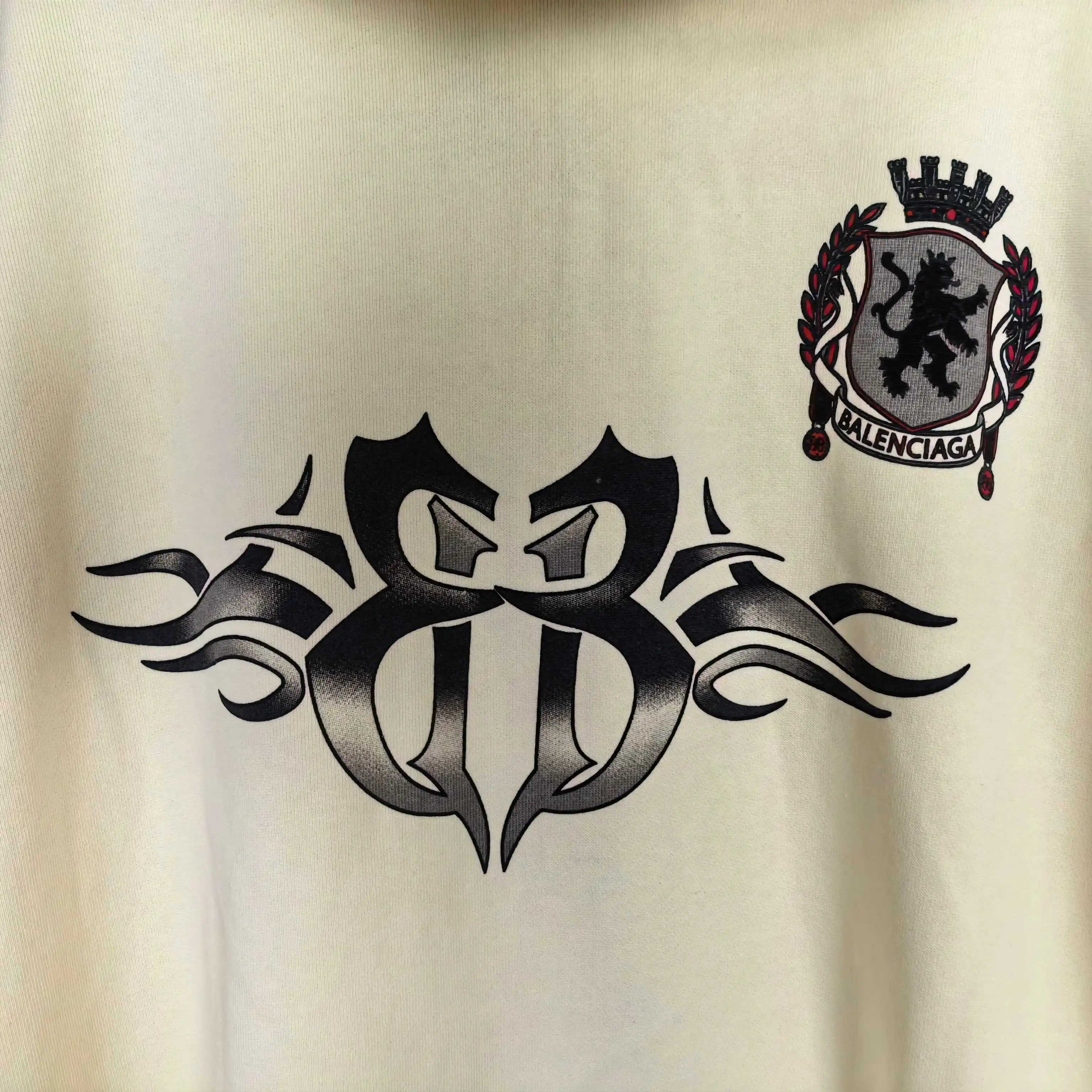 Tattoo Logo Print Zip-Up Hoodie D24523162 — view 13