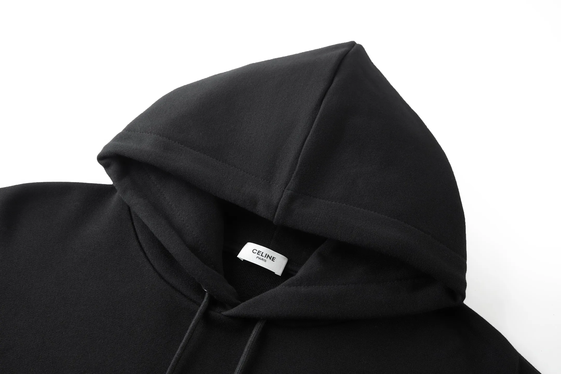 Triomphe Embroidered Cotton-Terry Hoodie D24521078 — view 3