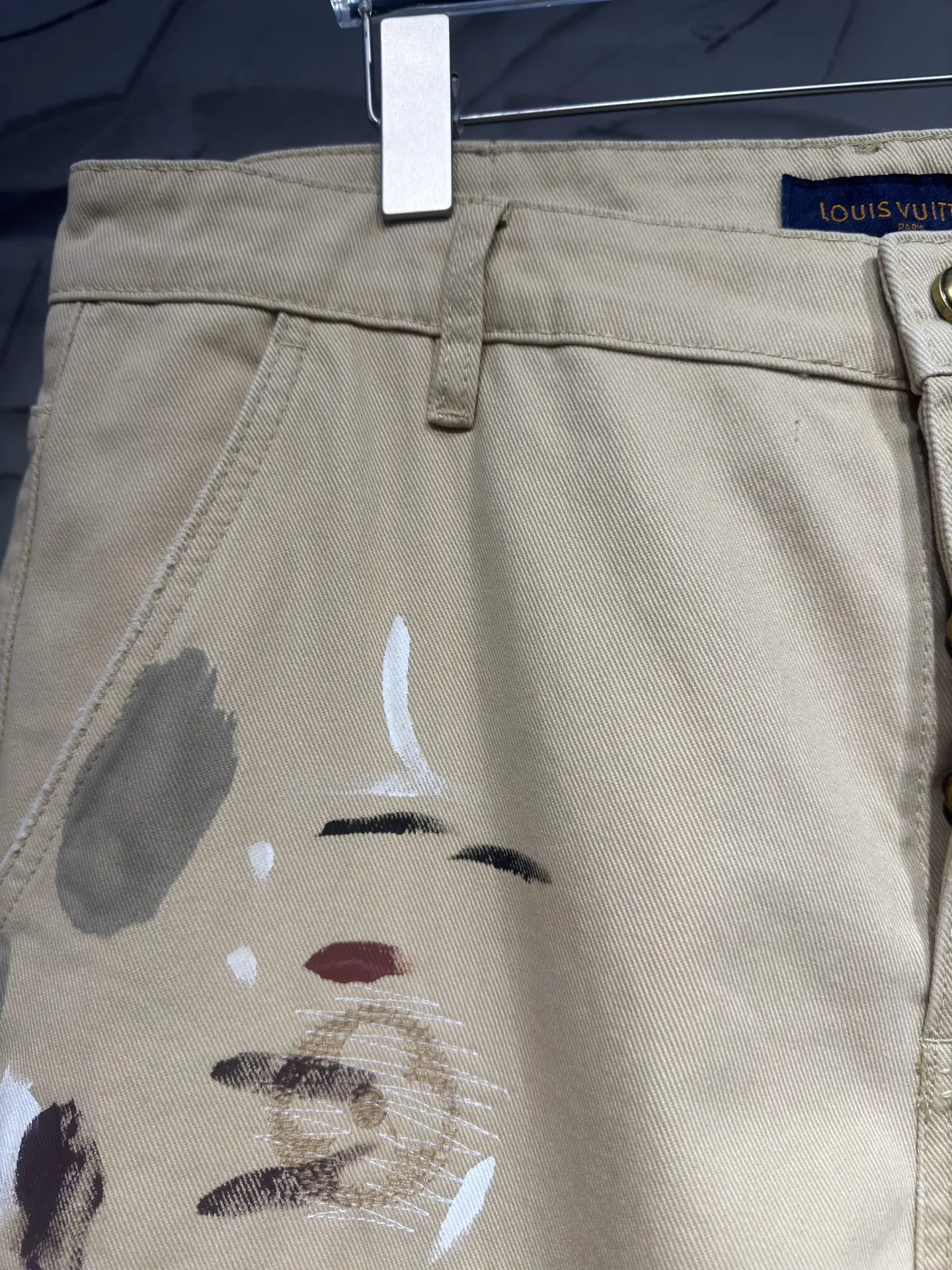 Paint-Splatter Embroidered Carpenter Trousers D24523024 — view 3