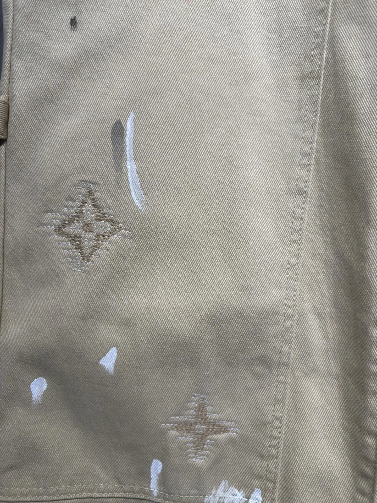 Paint-Splatter Embroidered Carpenter Trousers D24523024 — view 11