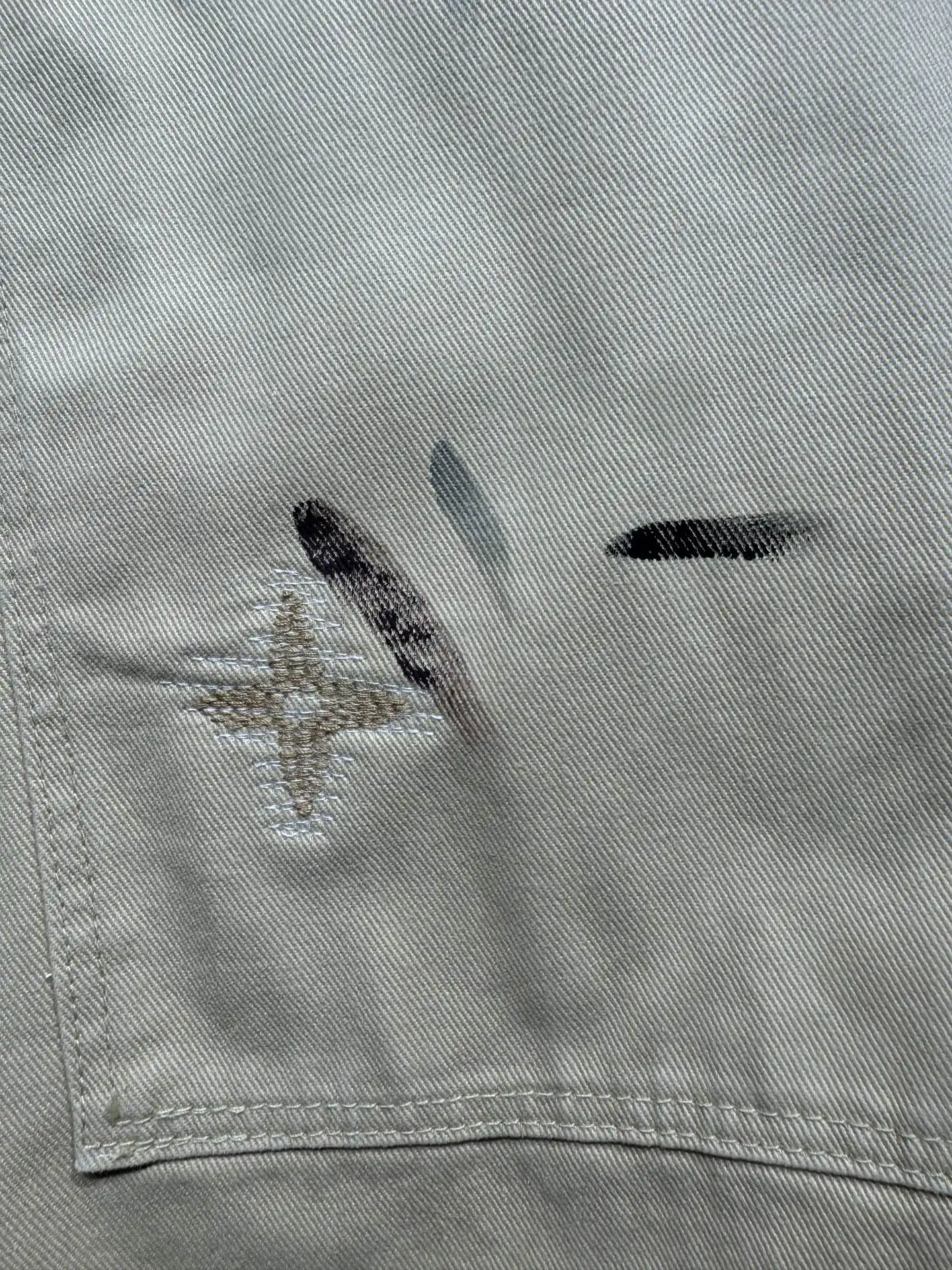 Paint-Splatter Embroidered Carpenter Trousers D24523024 — view 14
