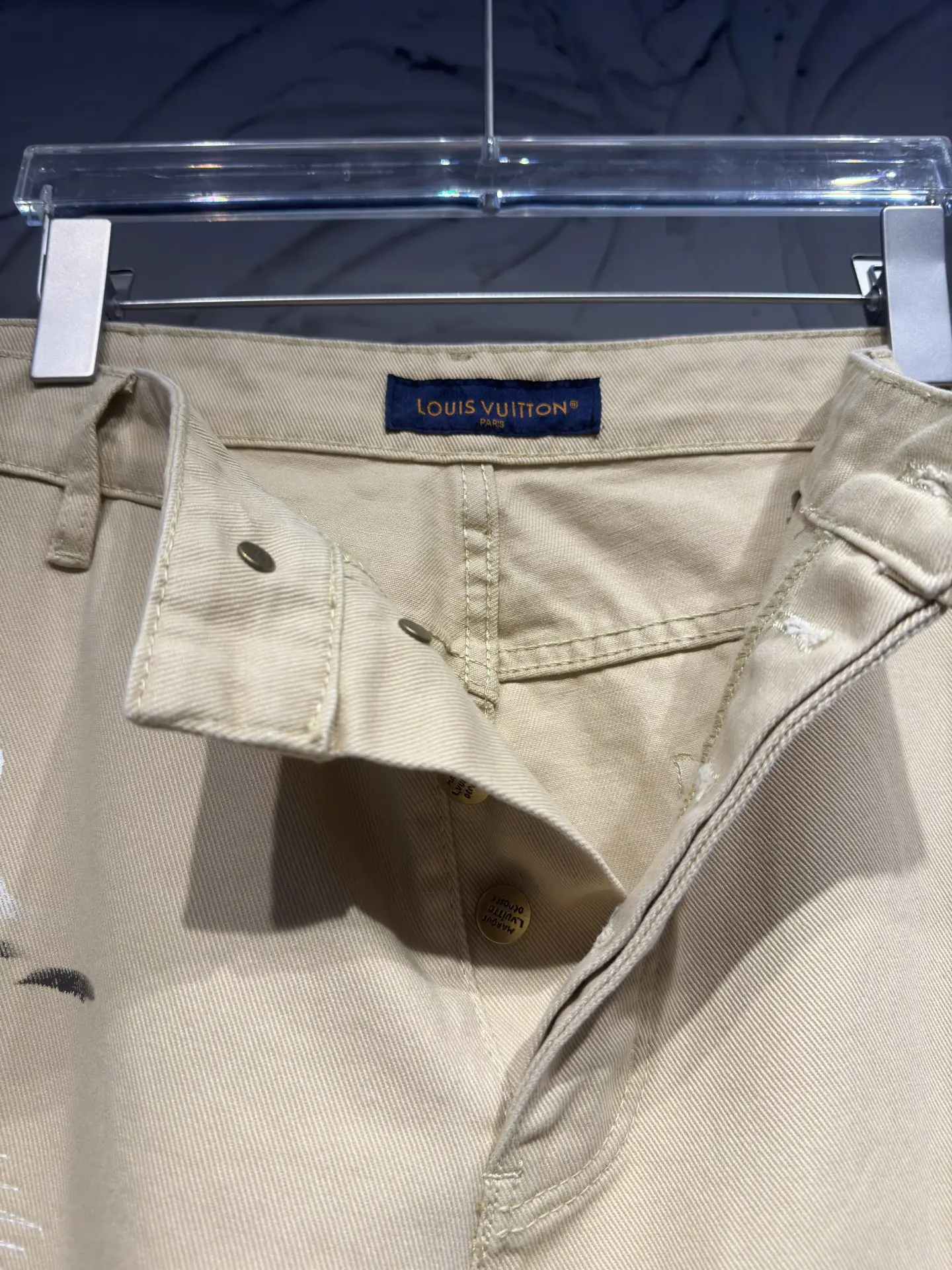 Paint-Splatter Embroidered Carpenter Trousers D24523024 — view 18