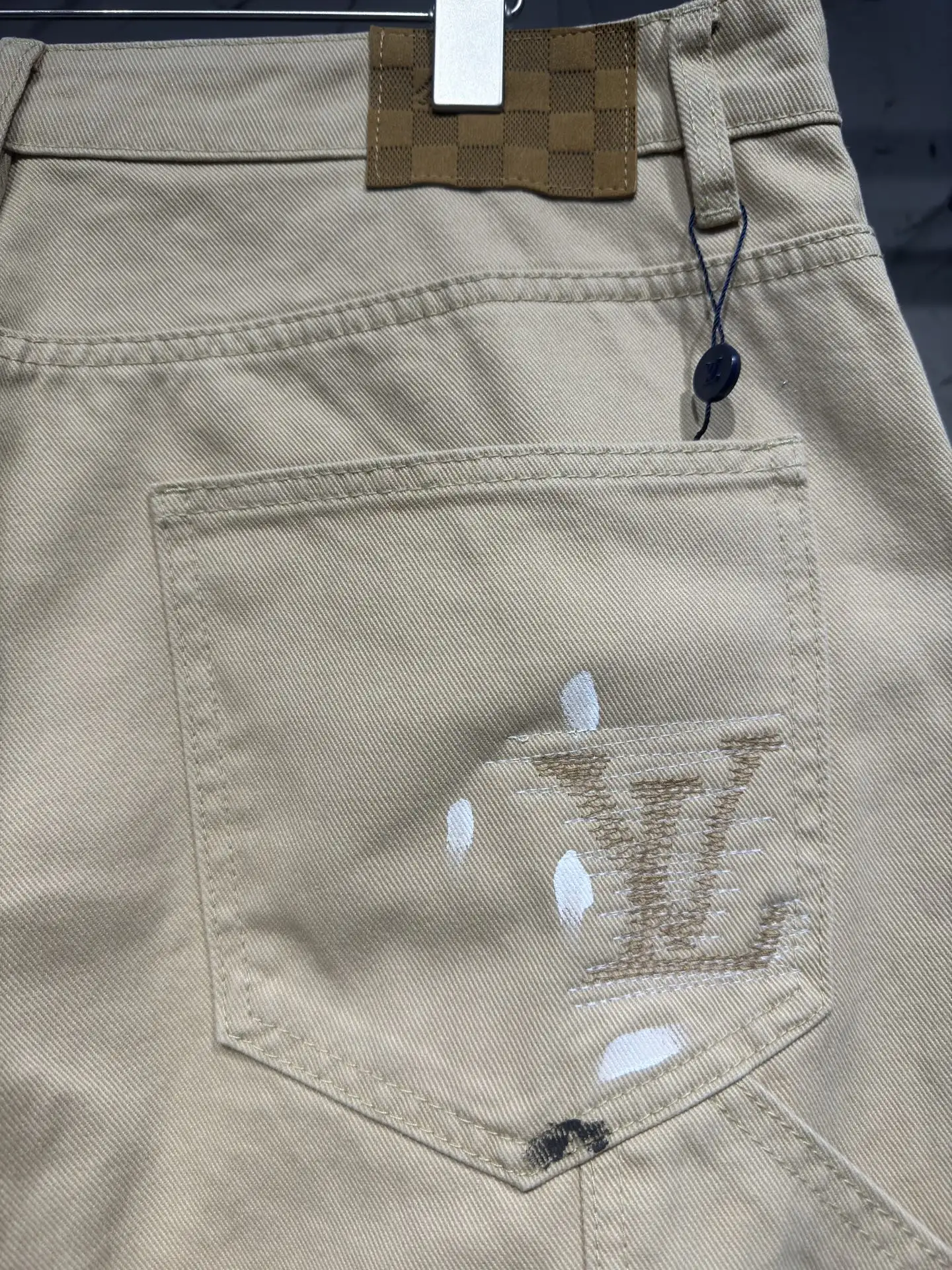 Paint-Splatter Embroidered Carpenter Trousers D24523024 — view 21